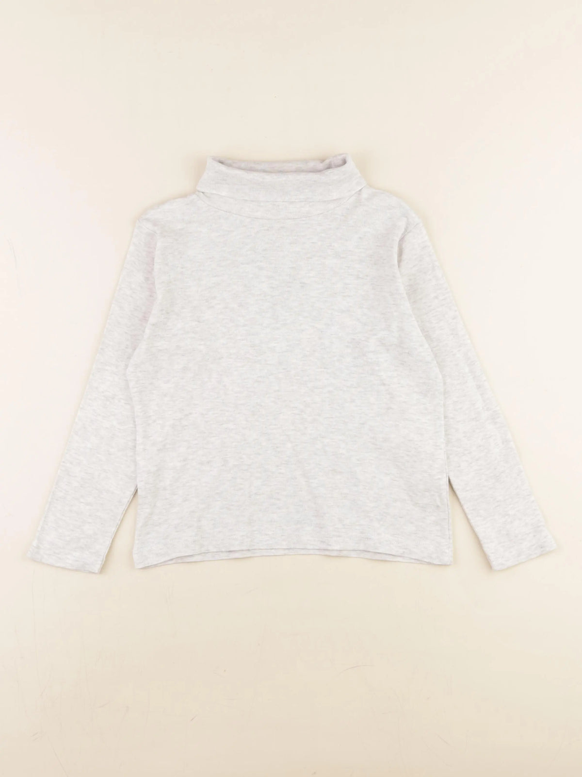Vertbaudet - sous-pull gris - 8 ans