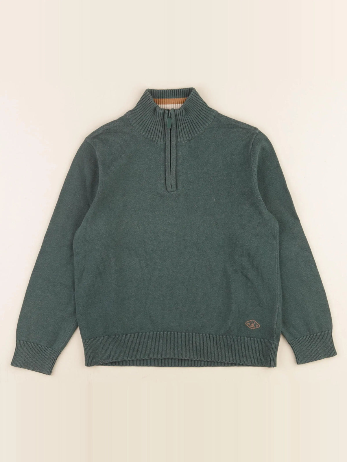 Vertbaudet - pull vert - 8 ans