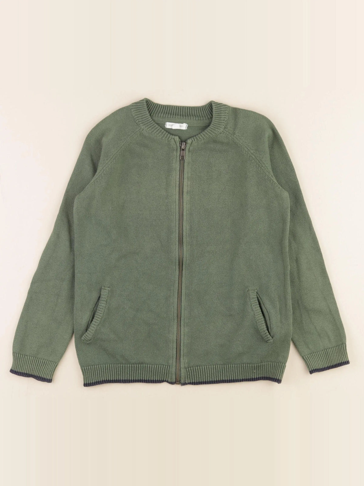 Vertbaudet - gilet vert - 8 ans