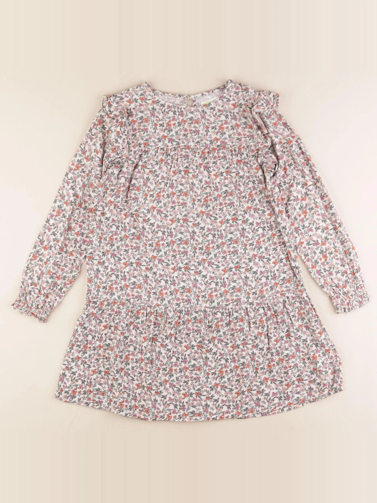 Vertbaudet - robe multicolore - 9 ans