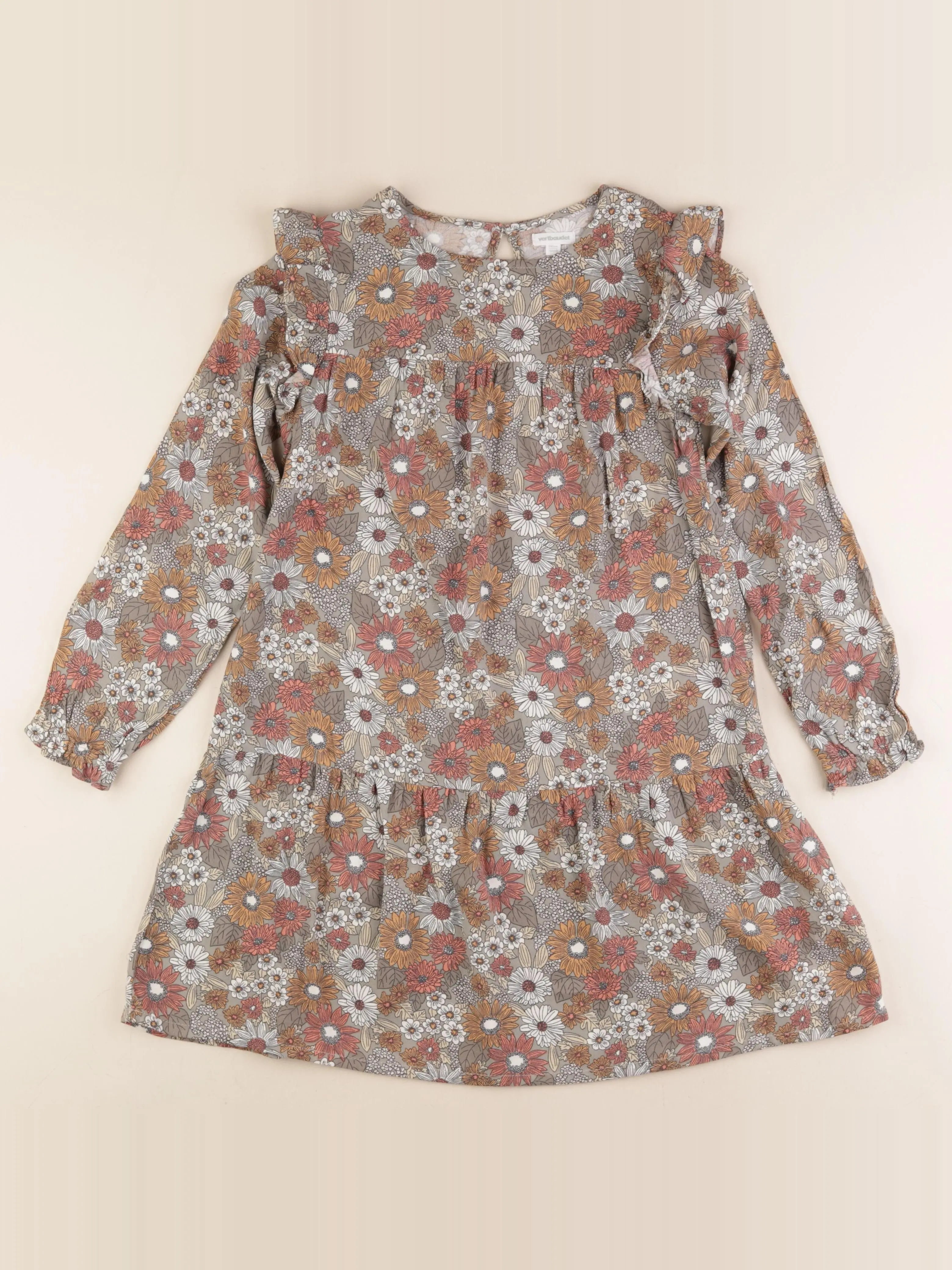 Vertbaudet - robe multicolore - 10 ans