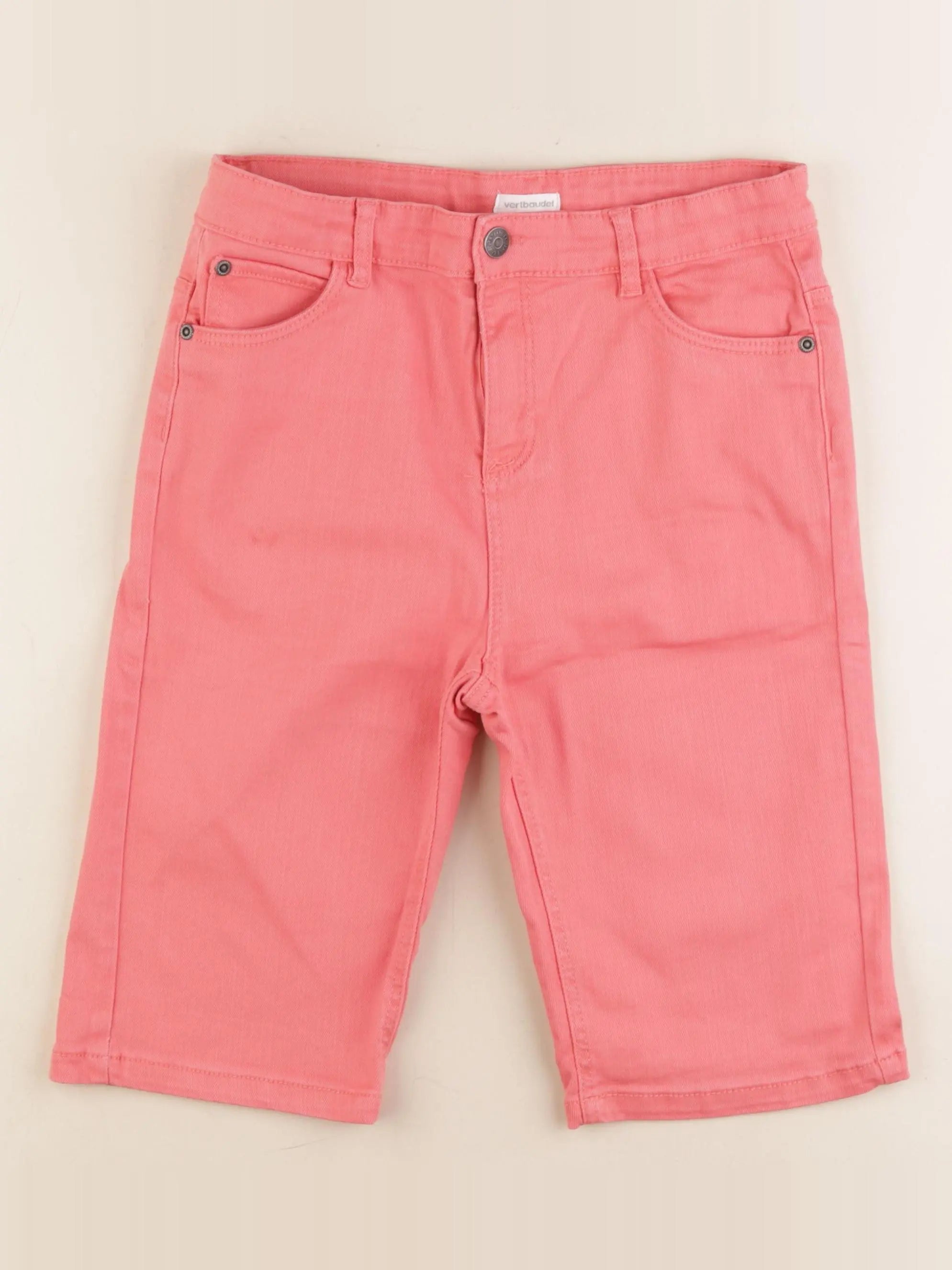 Vertbaudet - short orange - 12 ans