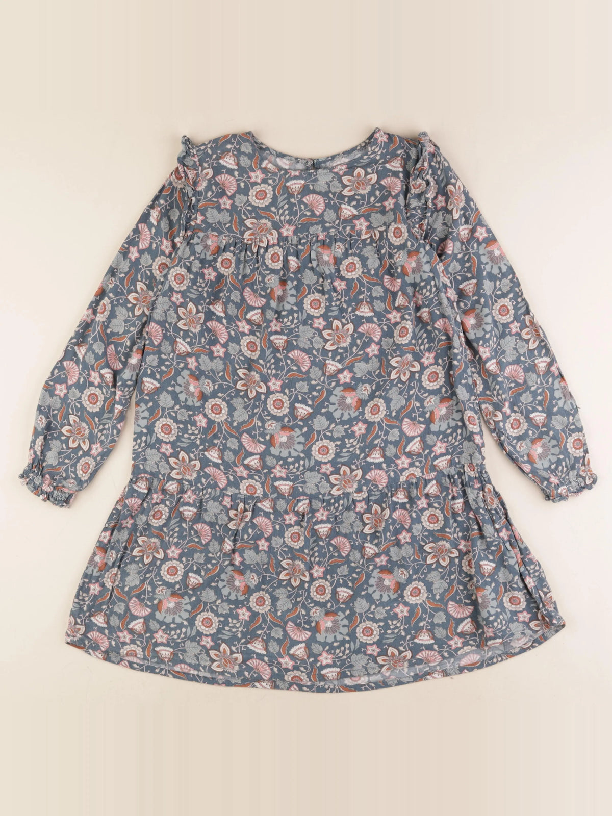 Vertbaudet - robe multicolore - 10 ans