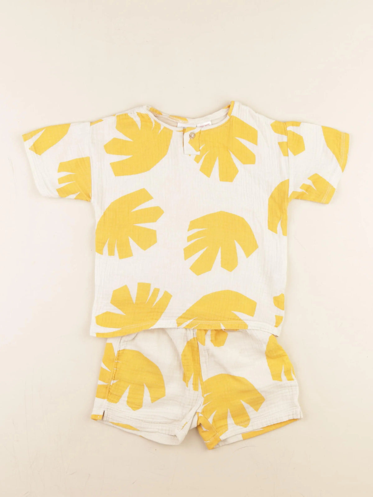 Zara - ensemble jaune - 2/3 ans