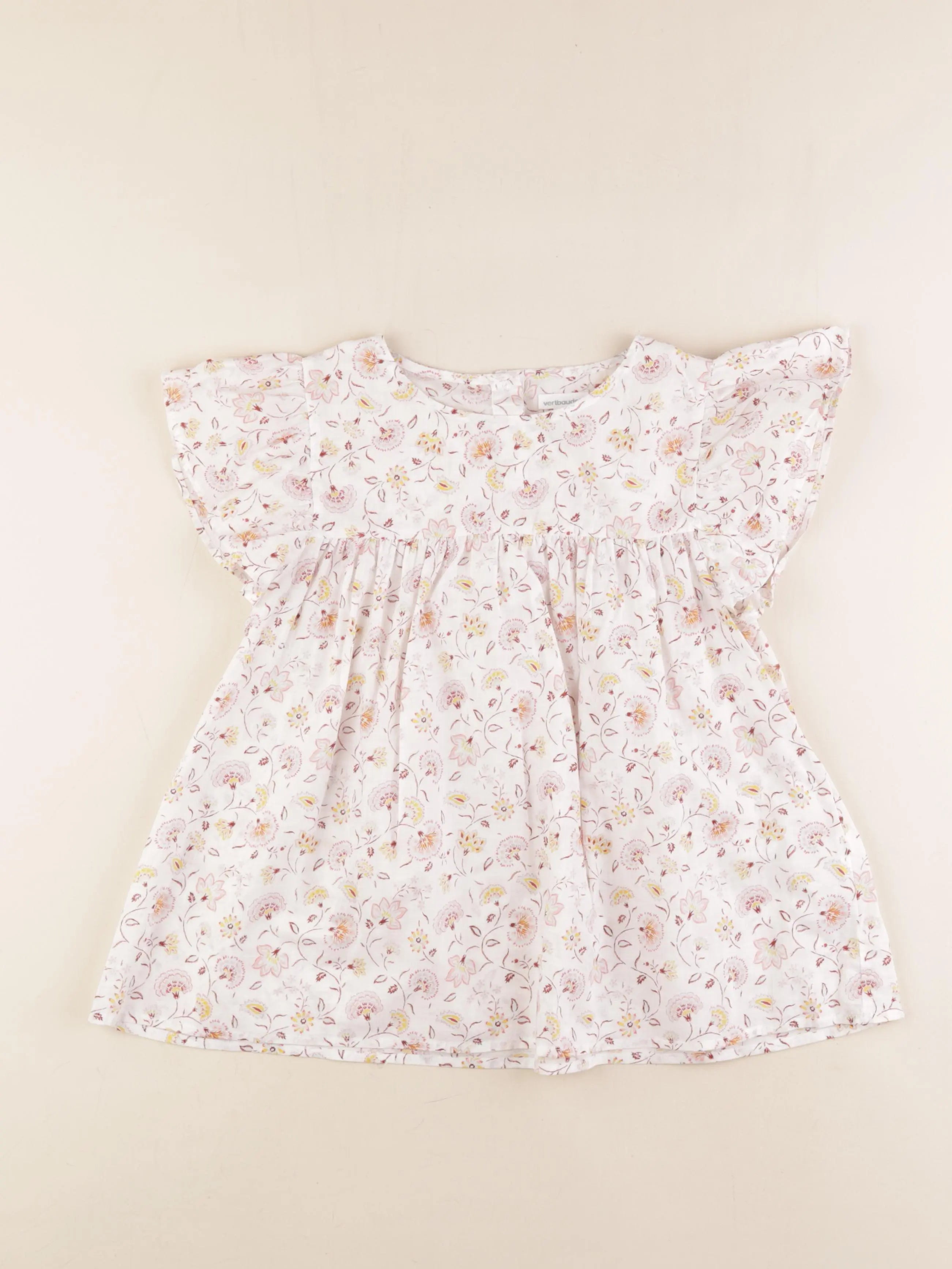 Vertbaudet - blouse multicolore - 10 ans