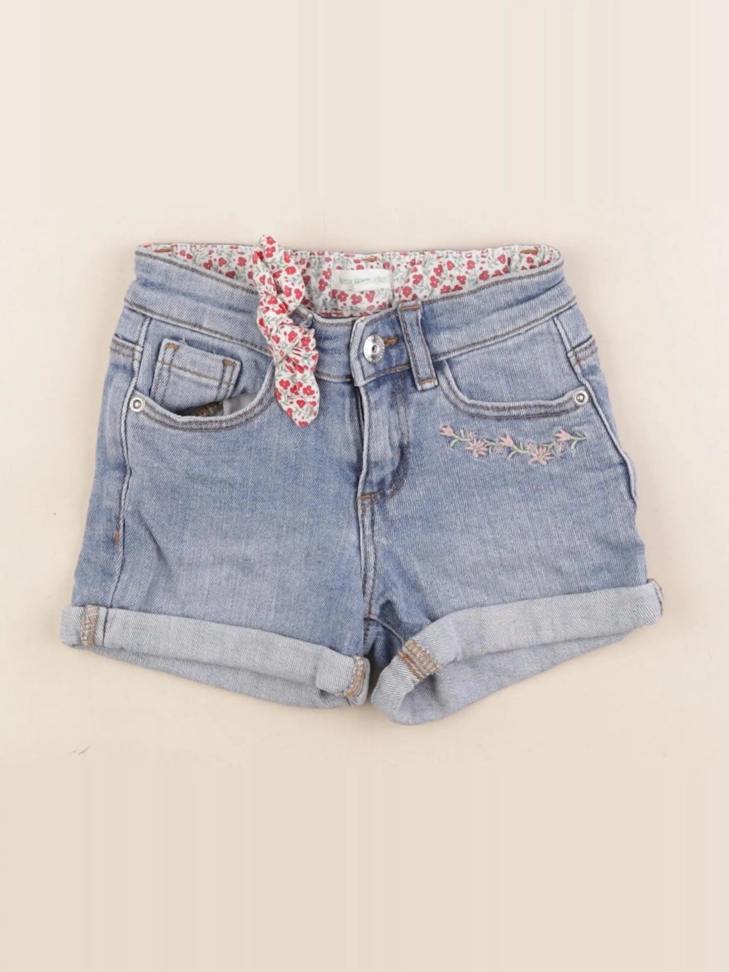 Vertbaudet - short bleu - 4 ans