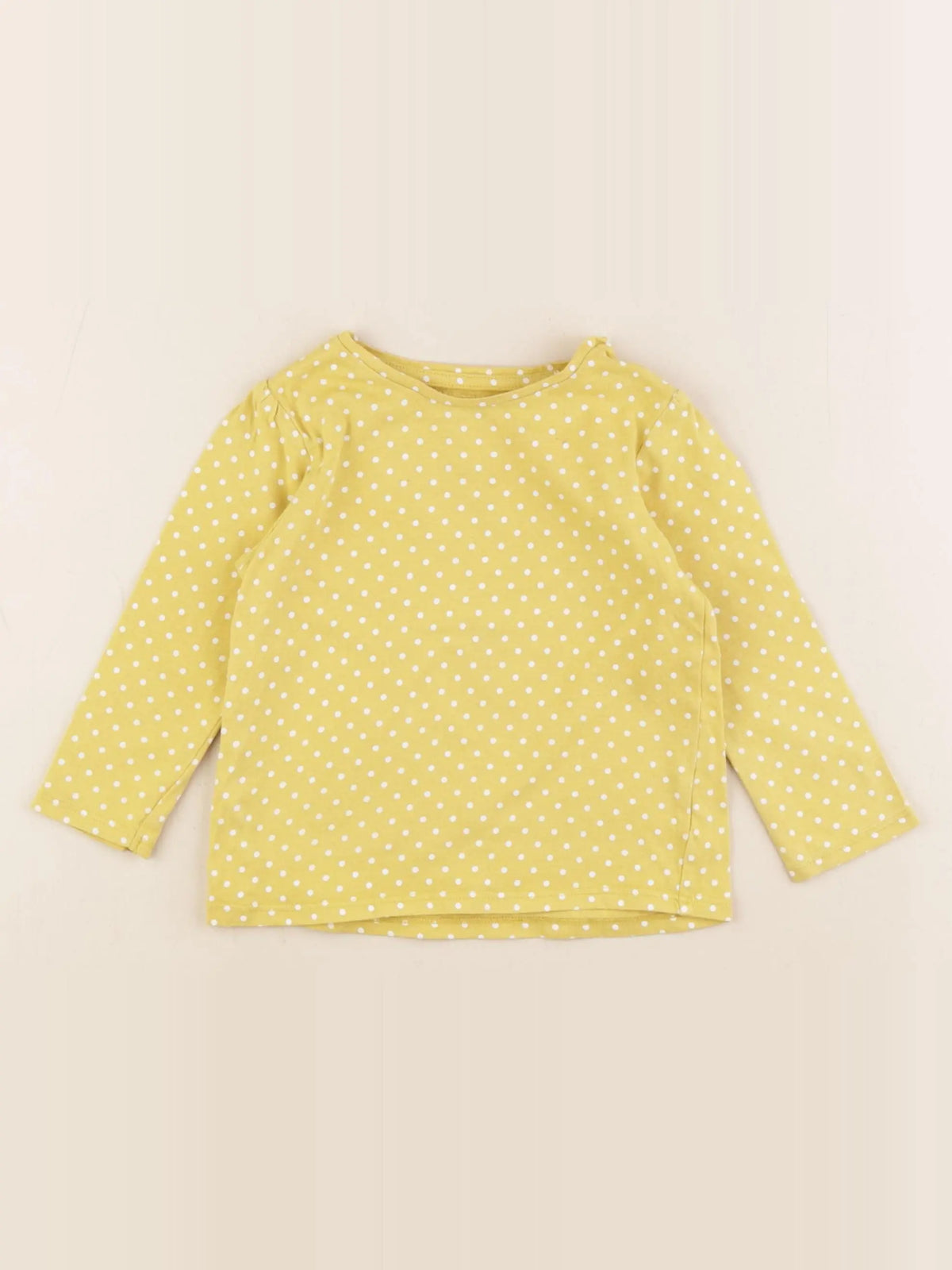 Vertbaudet - tee-shirt jaune - 18 mois