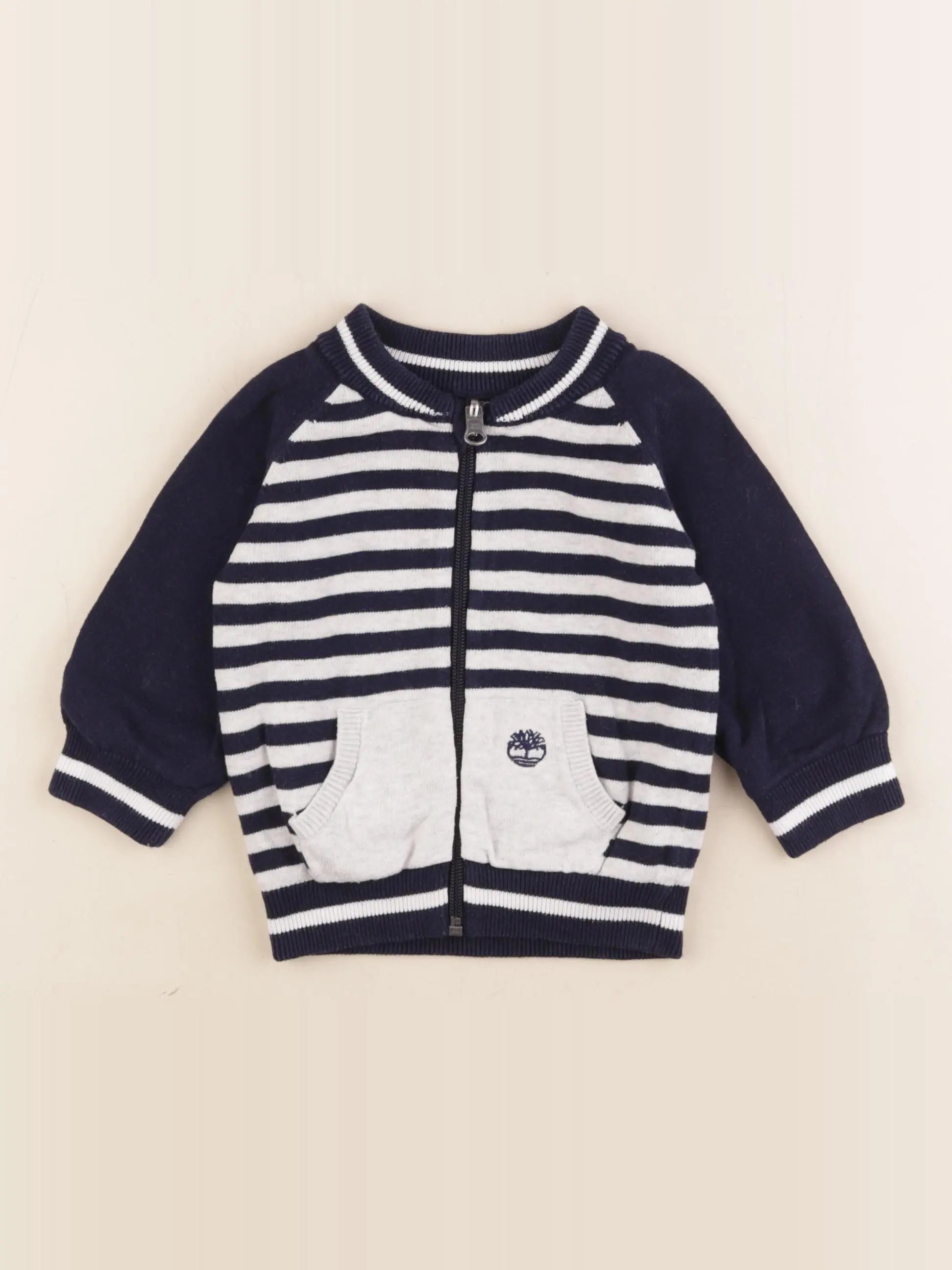 Timberland - gilet réversible bleu - 12 mois