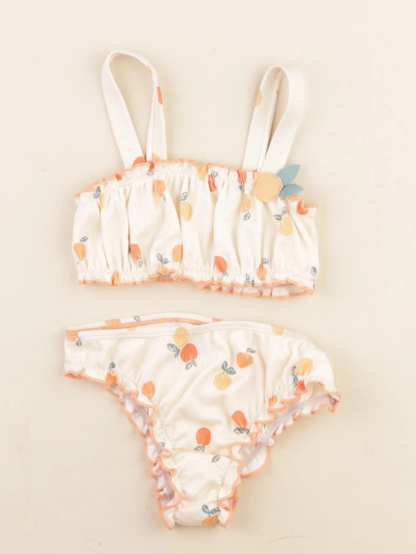 Vertbaudet - maillot de bain orange - 4 ans