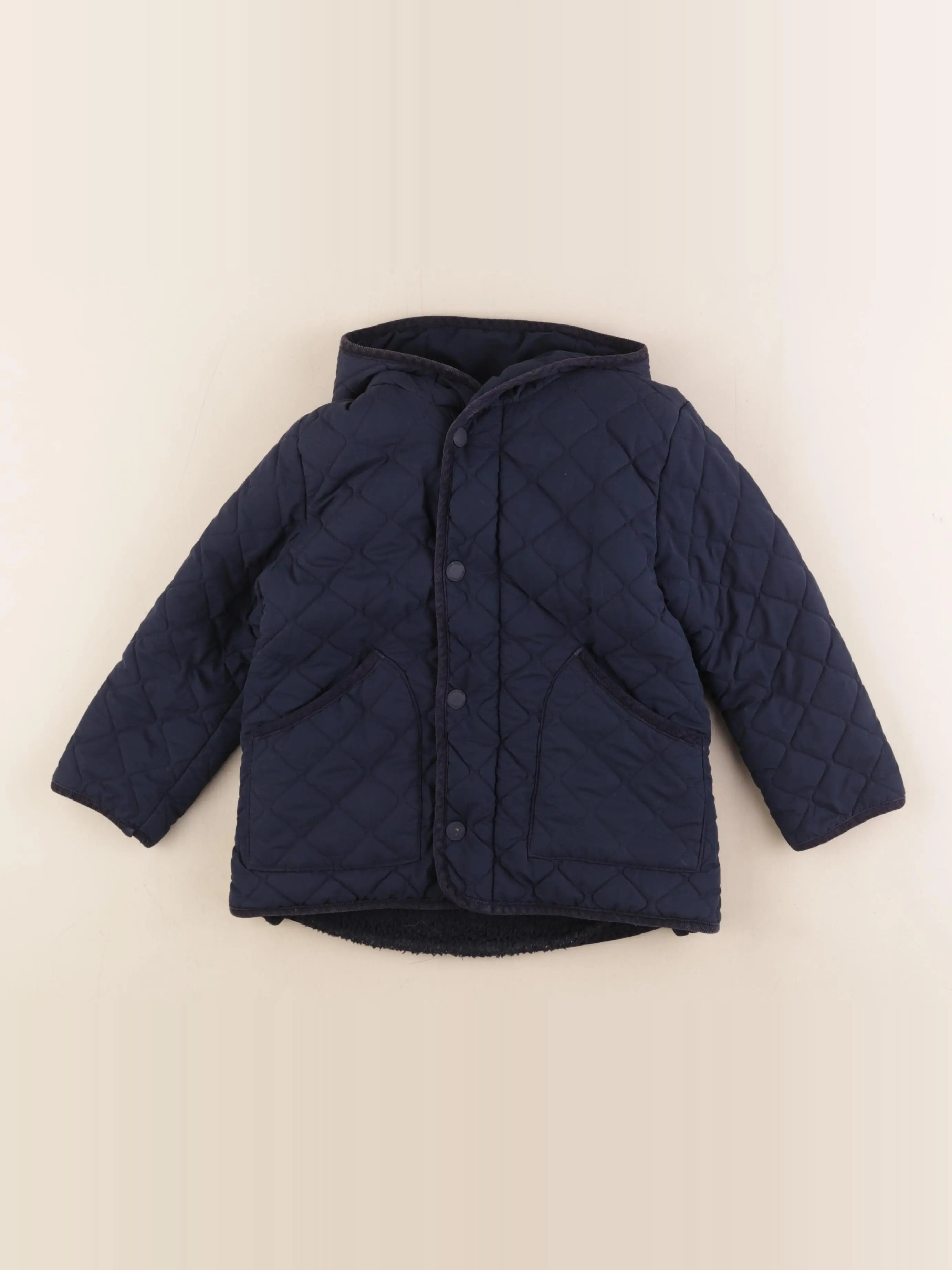 Zara - manteau bleu - 3/4 ans