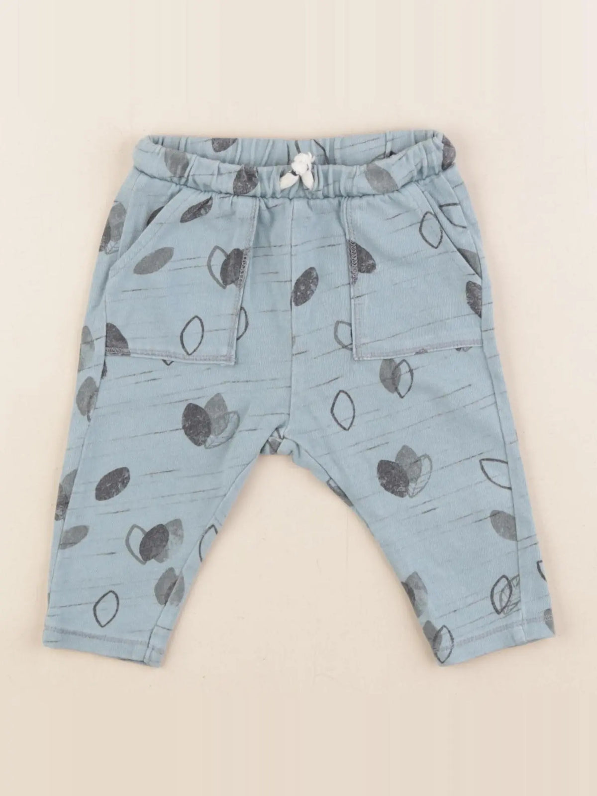 Zara - jogging bleu - 3/6 mois