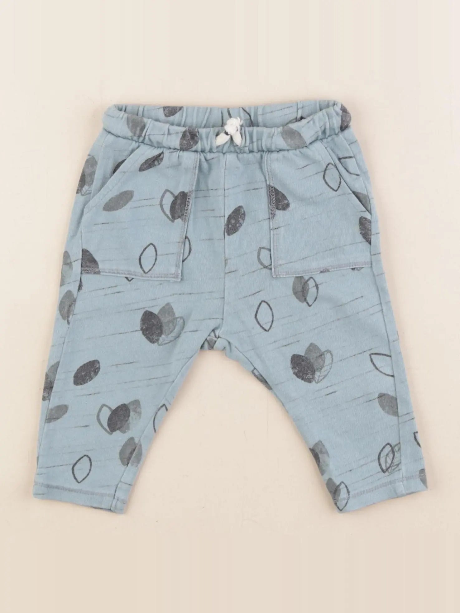 Zara - jogging bleu - 3/6 mois