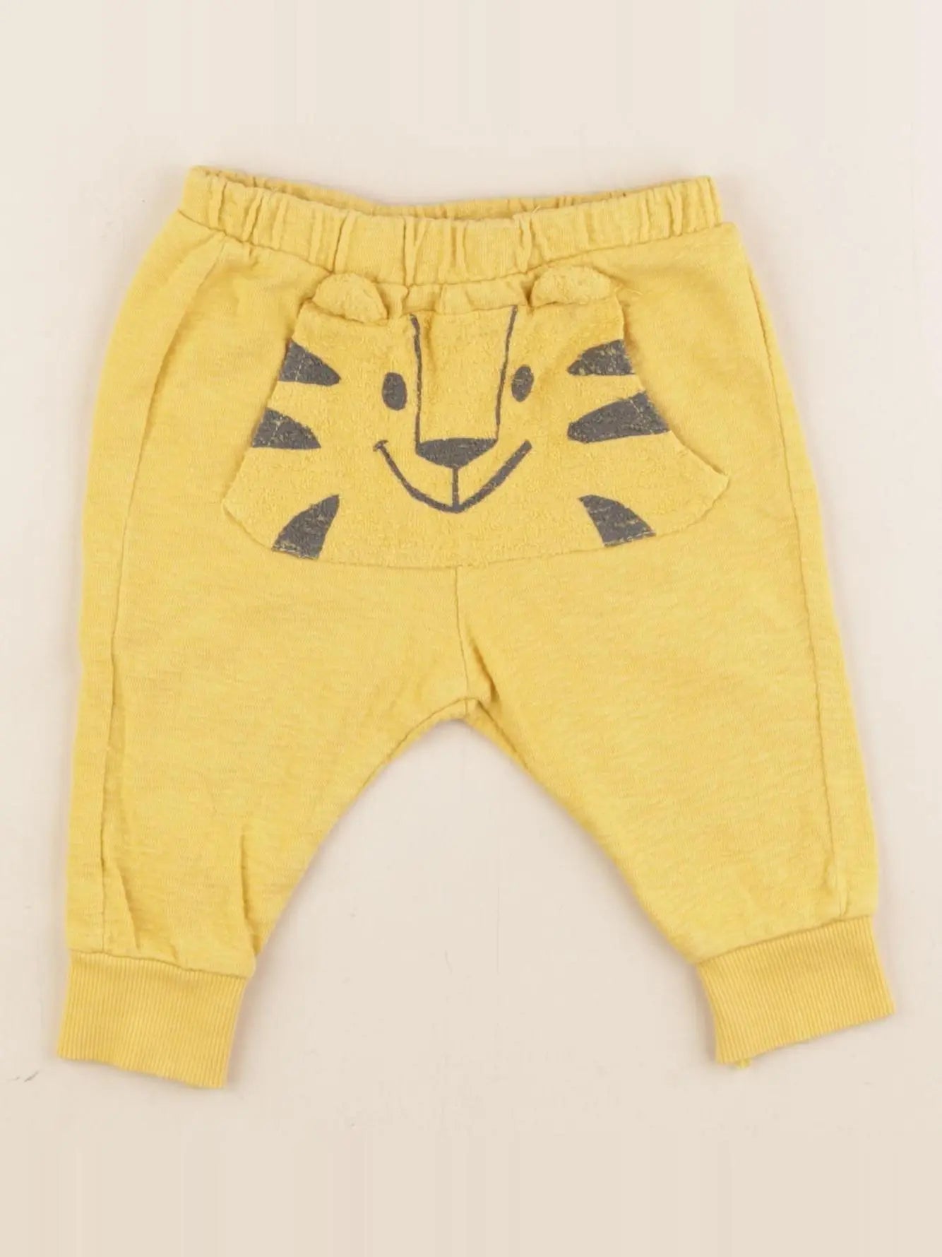 Zara - jogging jaune - 3/6 mois