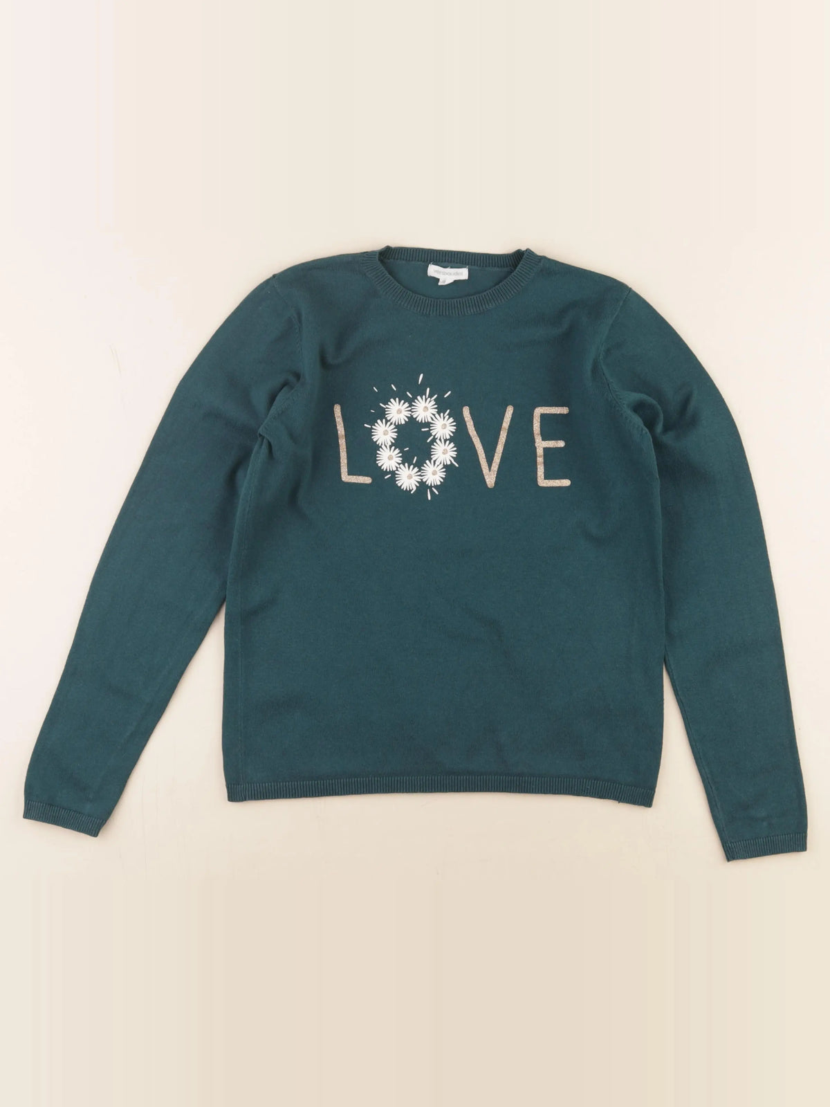 Vertbaudet - pull bleu - 10 ans