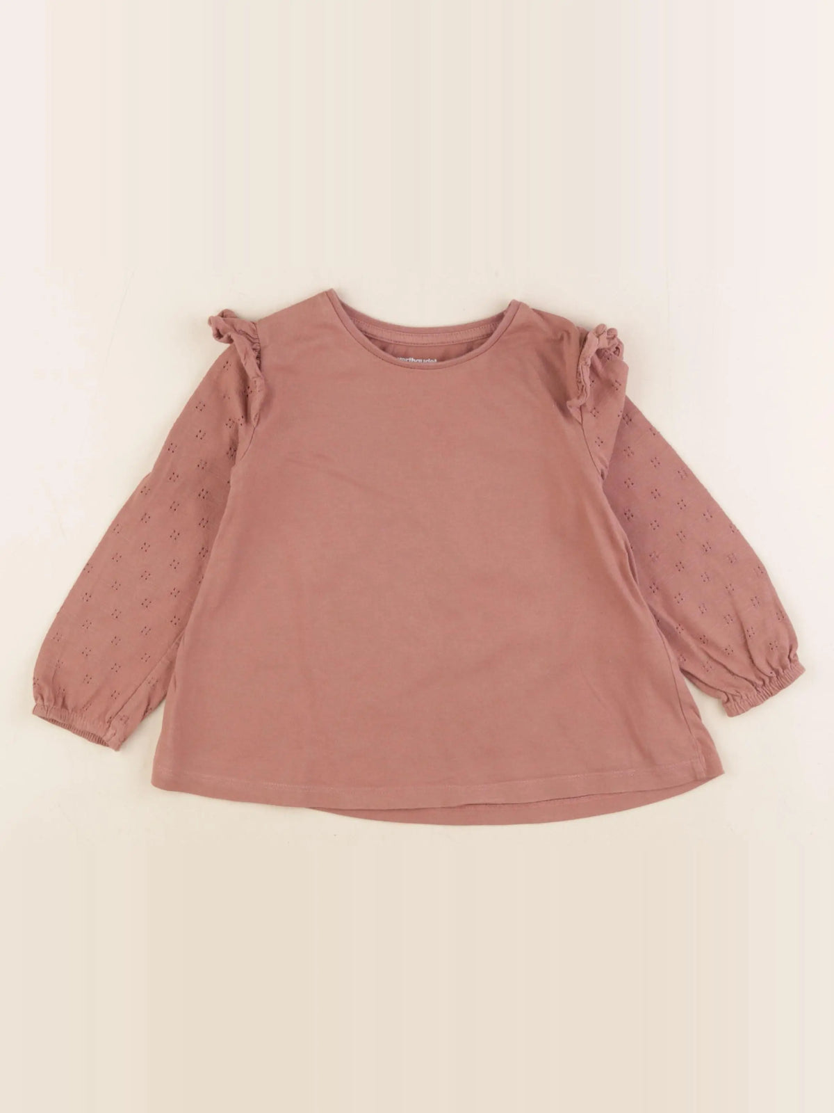Vertbaudet - tee-shirt rose - 4 ans