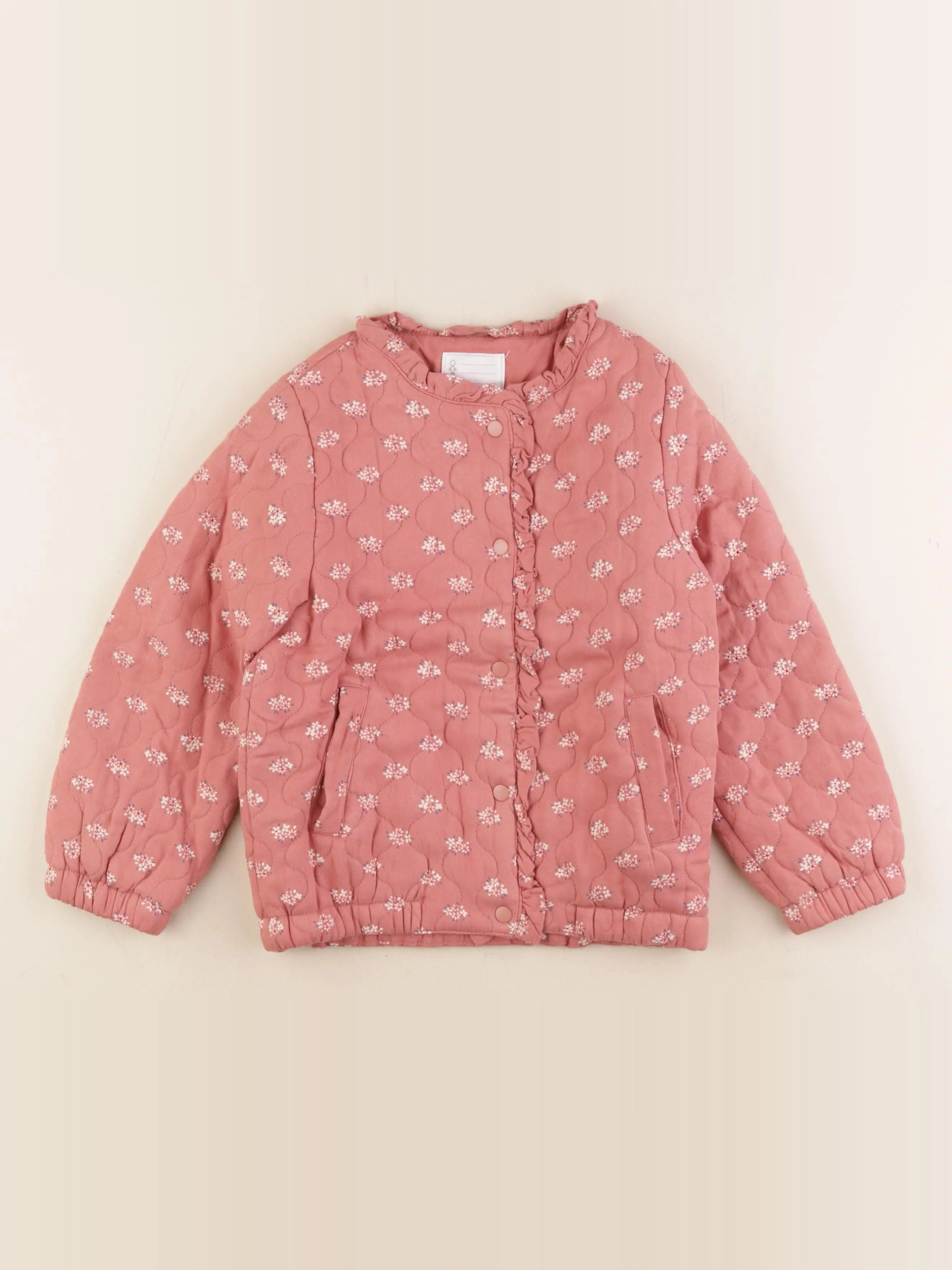 Vertbaudet - veste rose - 7 ans