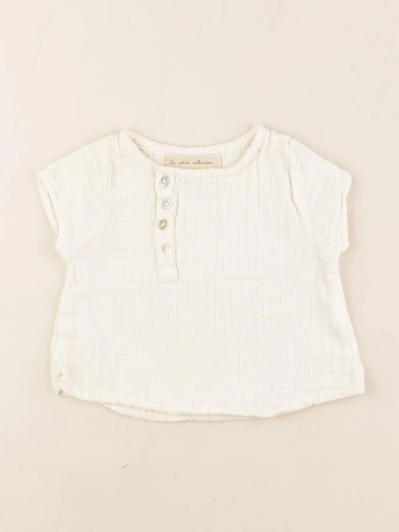 La Petite Collection - blouse beige - 3 mois