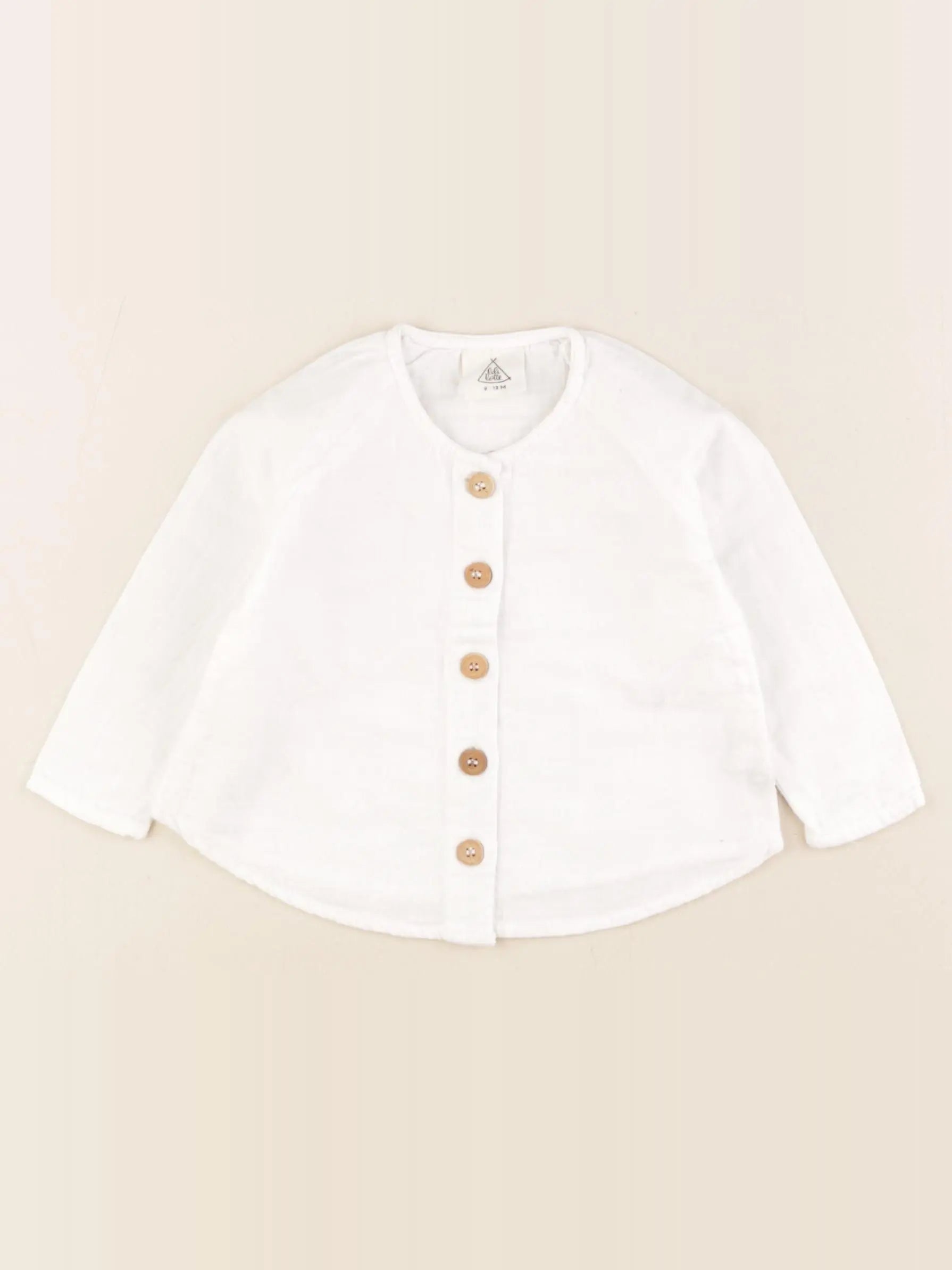 Lililotte - chemise blanc - 12 mois