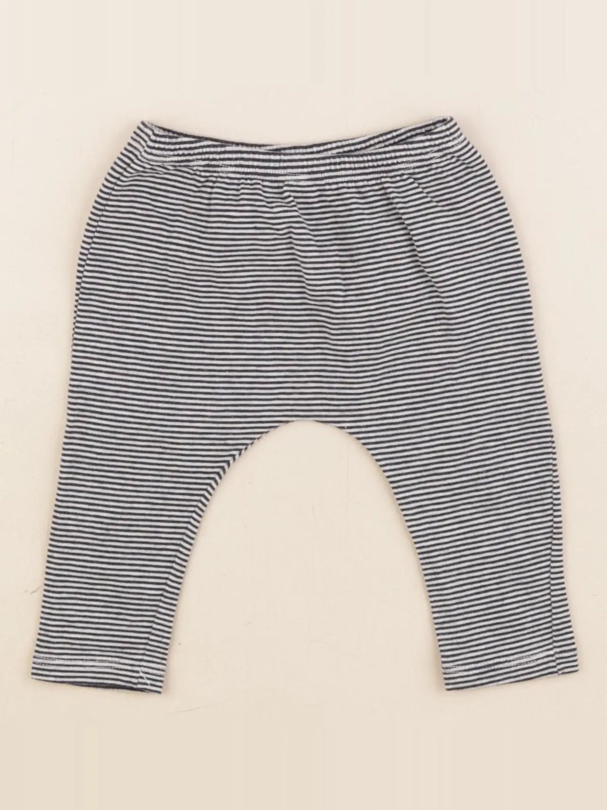 1+ In the family - legging blanc, bleu - 6 mois