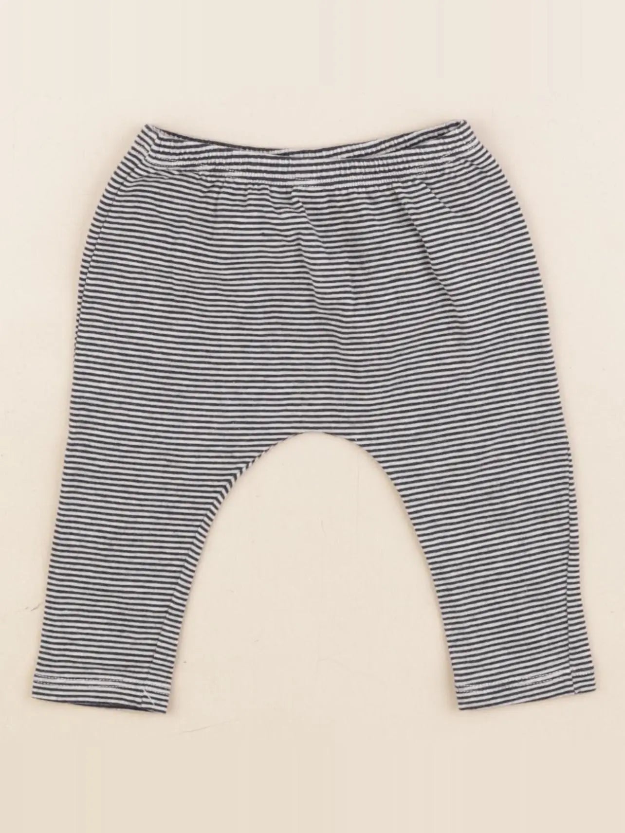 1+ In the family - legging blanc, bleu - 6 mois