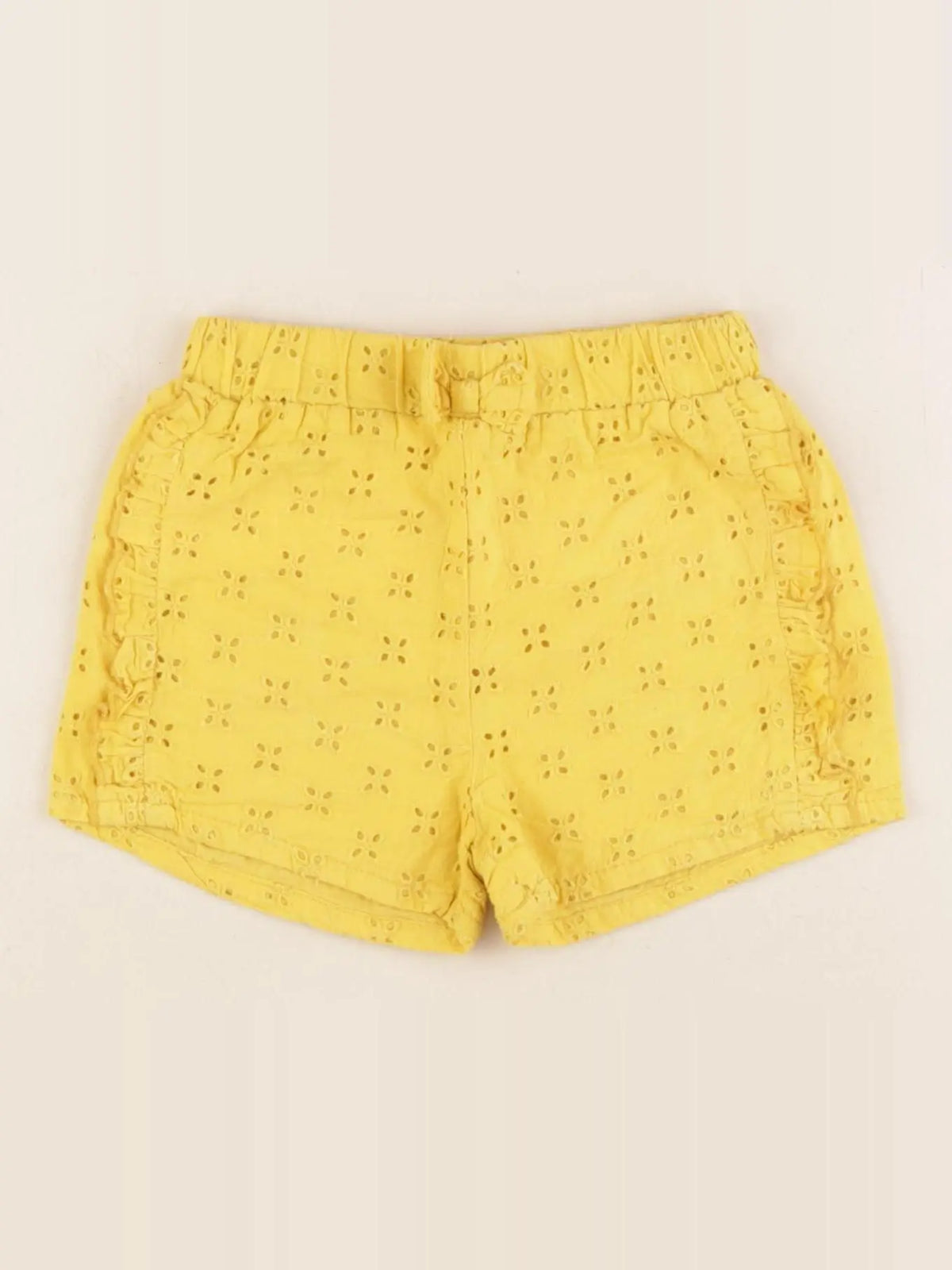 Vertbaudet - short jaune - 2 ans