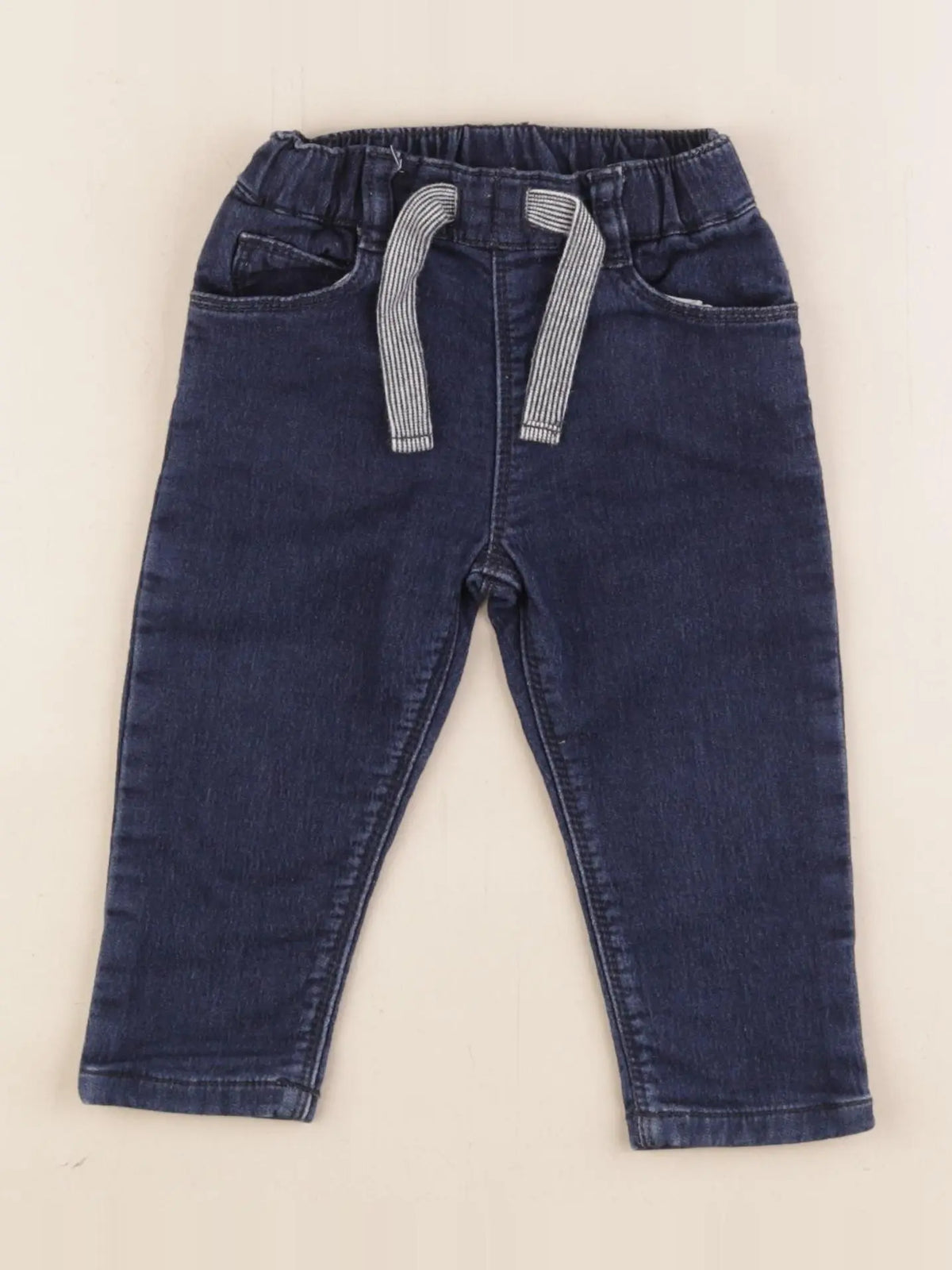 Petit Bateau - jean bleu - 6 mois