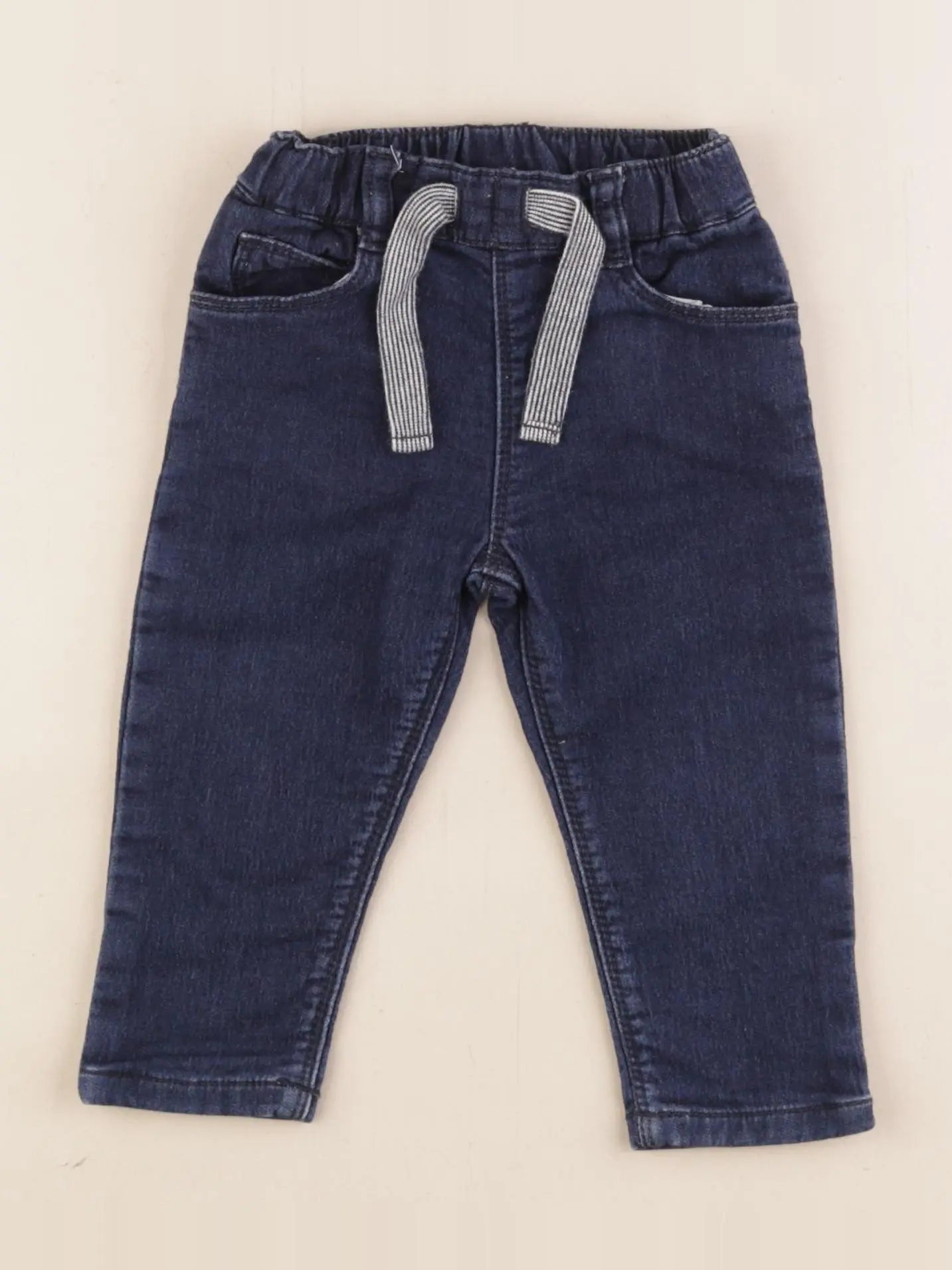 Petit Bateau - jean bleu - 6 mois