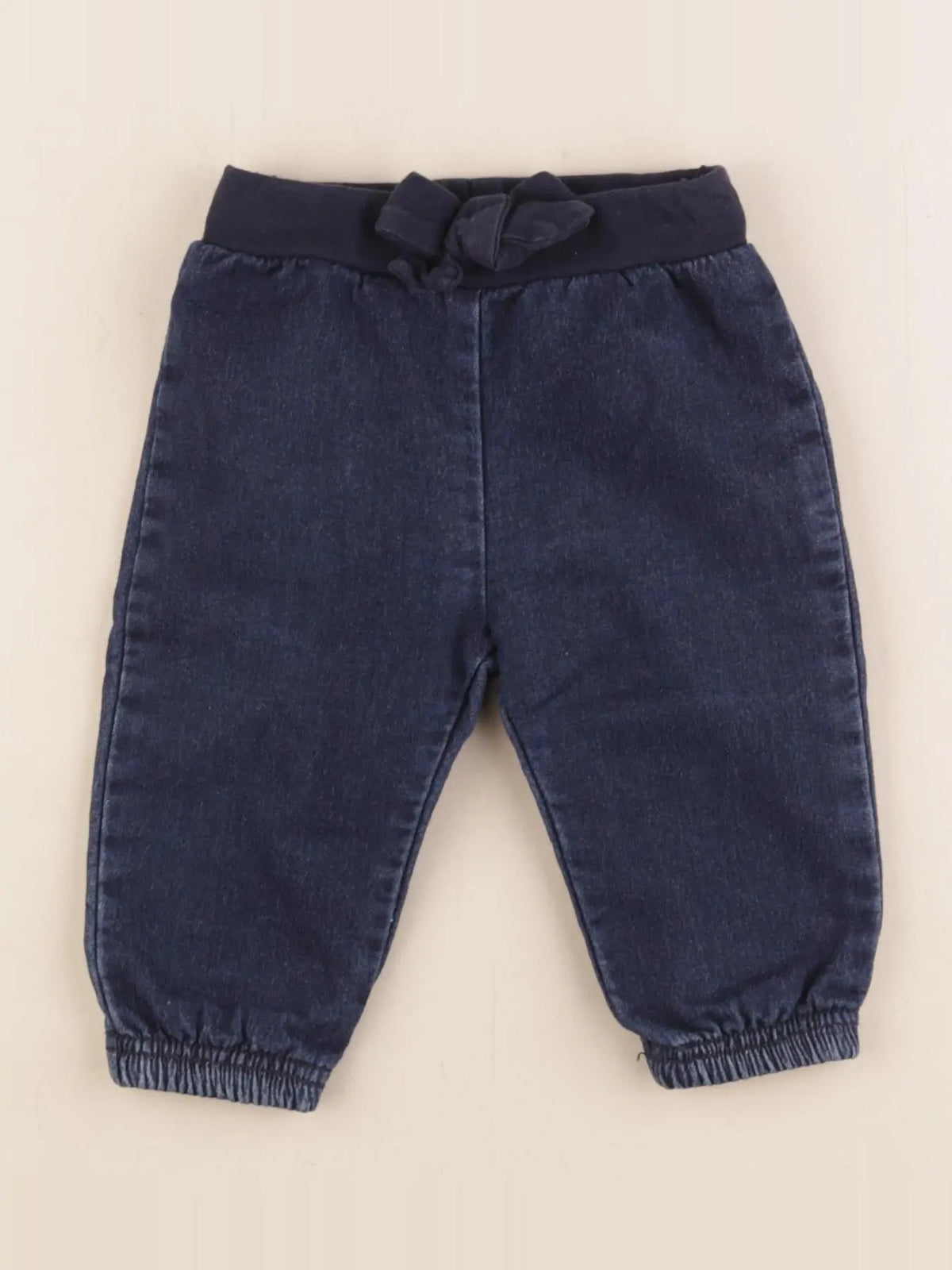 Petit Bateau - jegging bleu - 6 mois