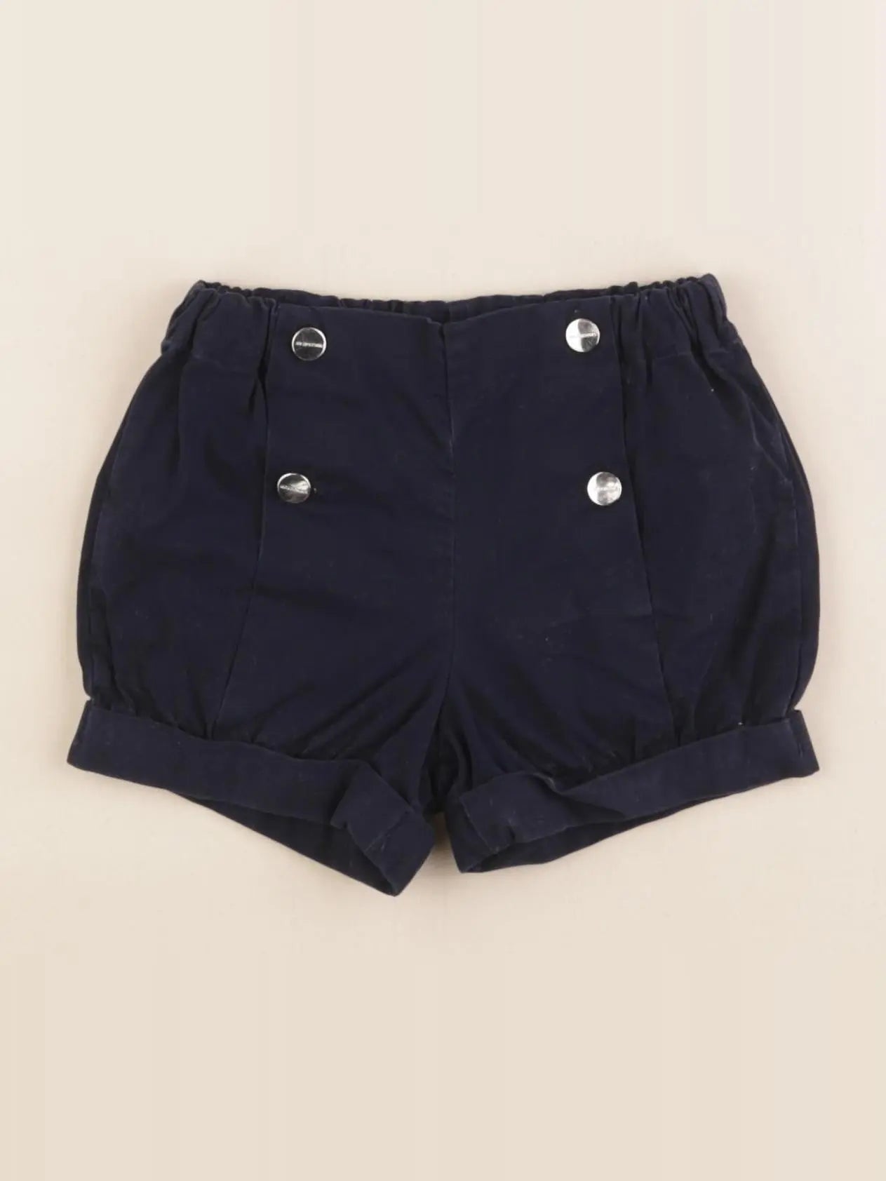 Jacadi - short bleu - 12 mois