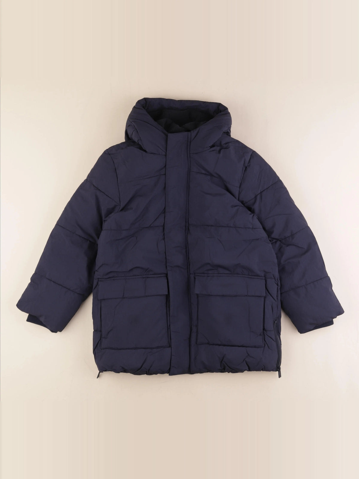 Vertbaudet - manteau bleu - 10 ans