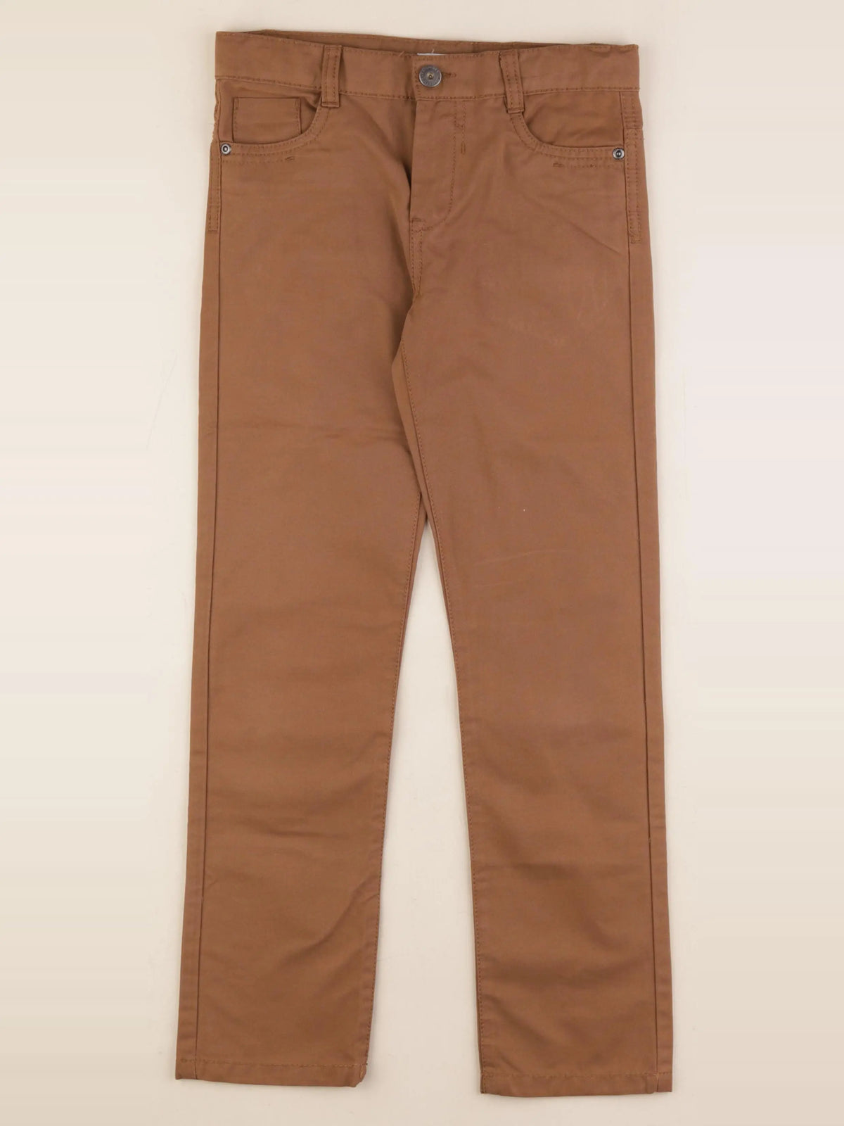 Vertbaudet - pantalon marron - 9 ans