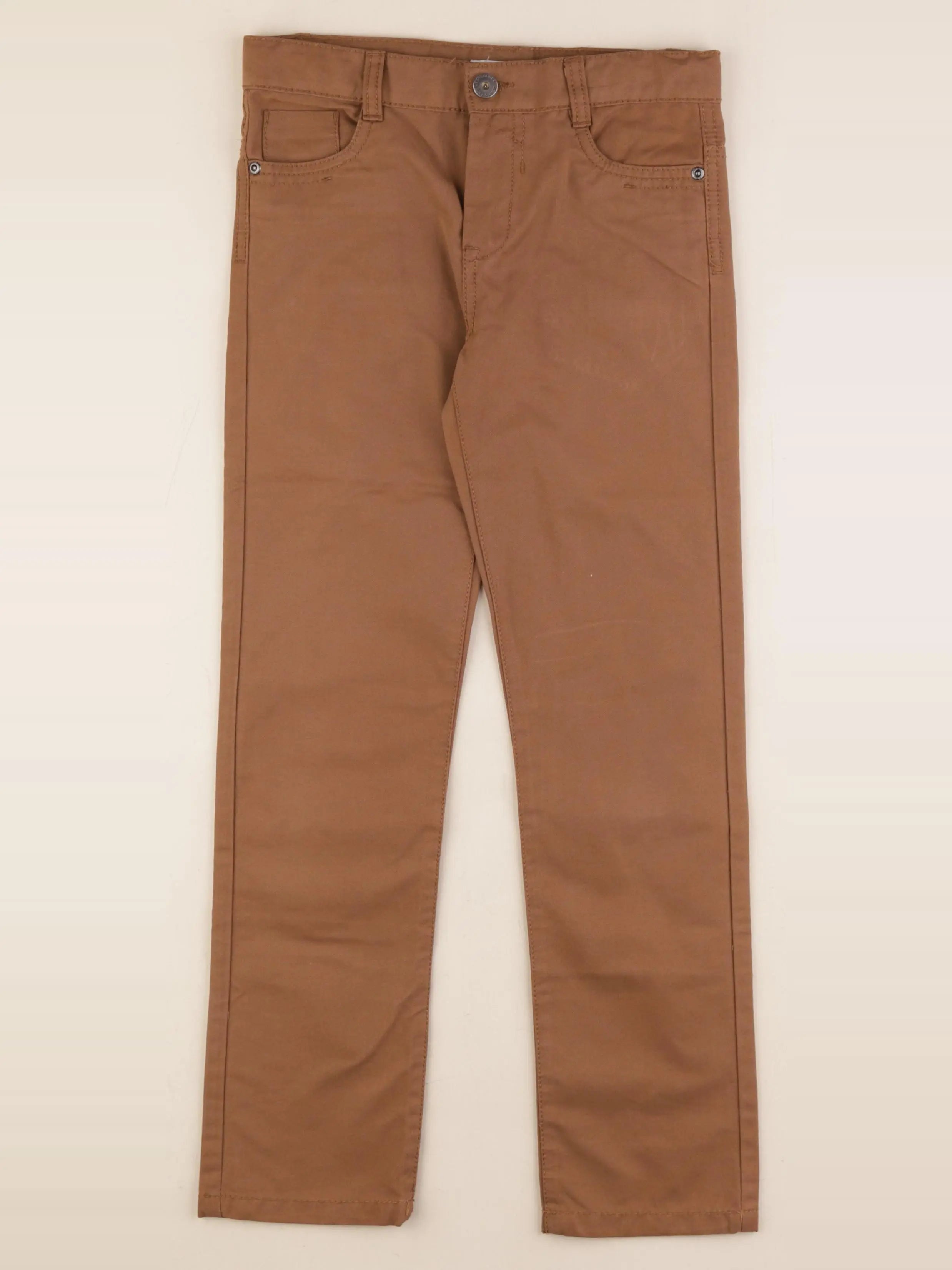 Vertbaudet - pantalon marron - 9 ans