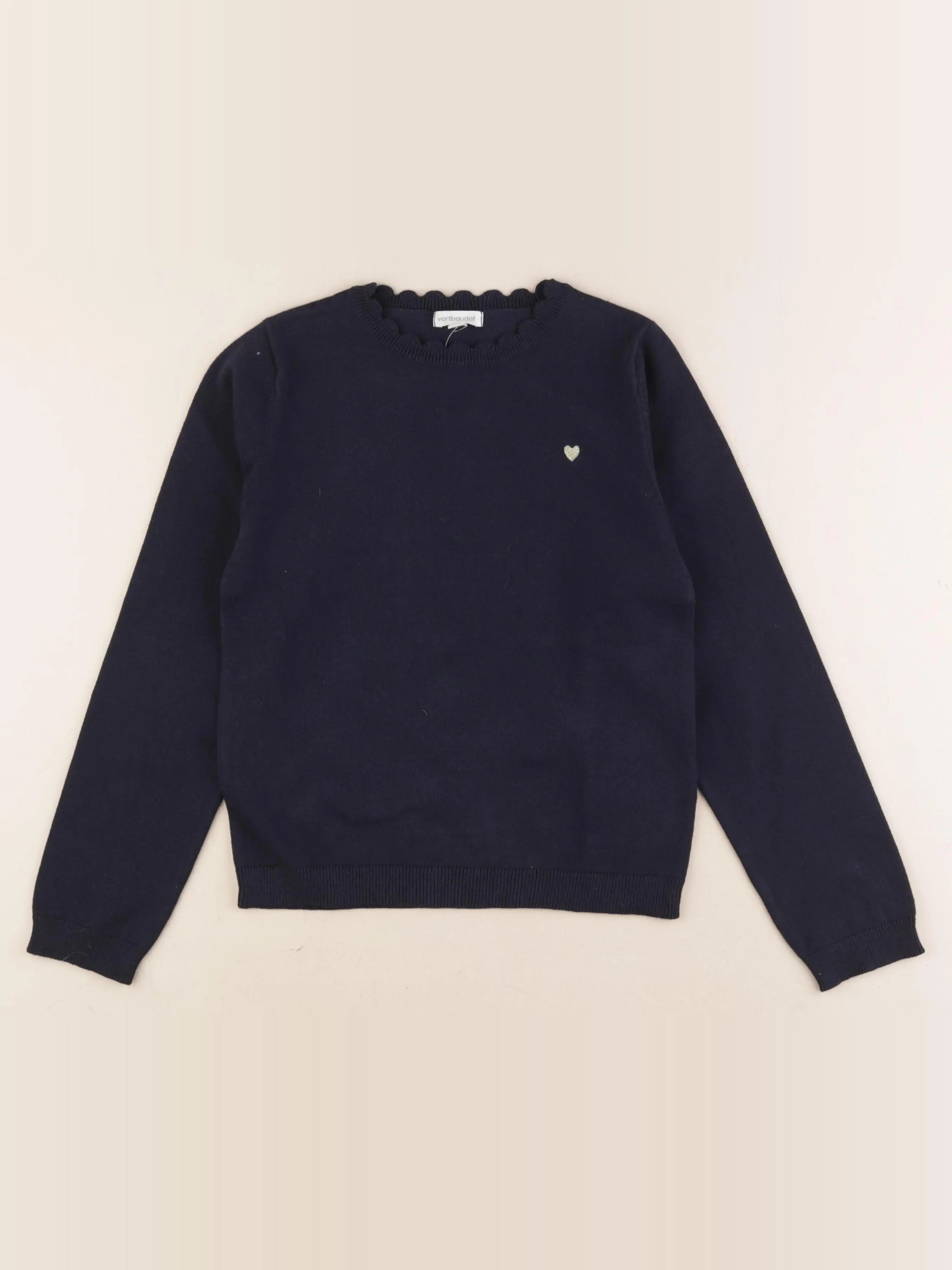 Vertbaudet - pull bleu - 9 ans