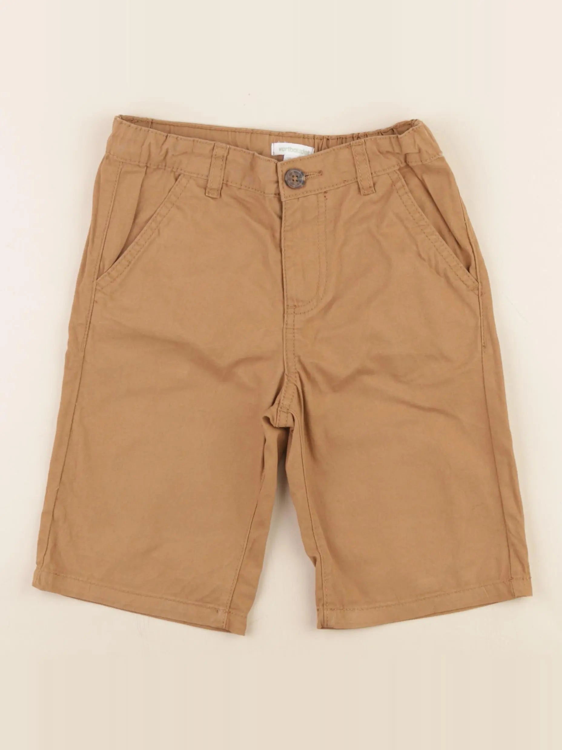 Vertbaudet - short marron - 8 ans