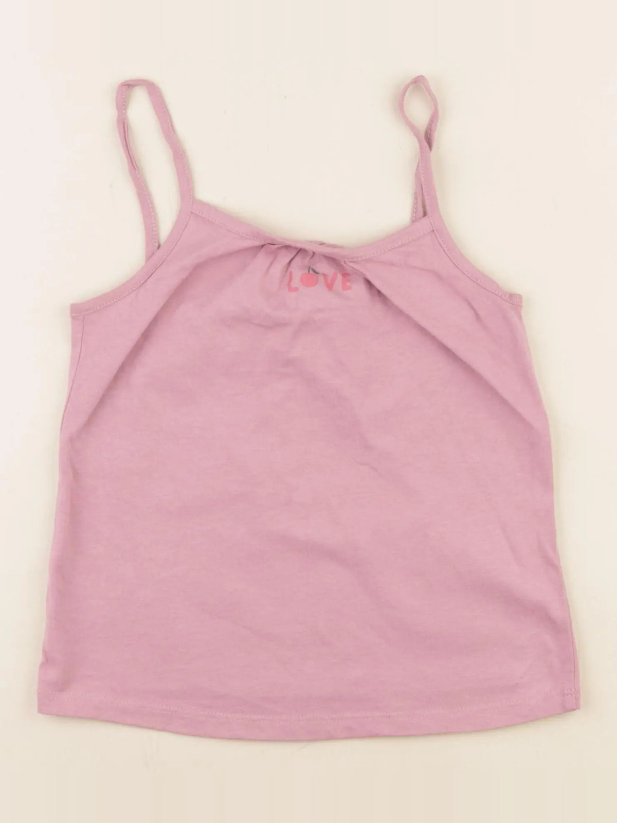 Vertbaudet - débardeur rose - 4 ans