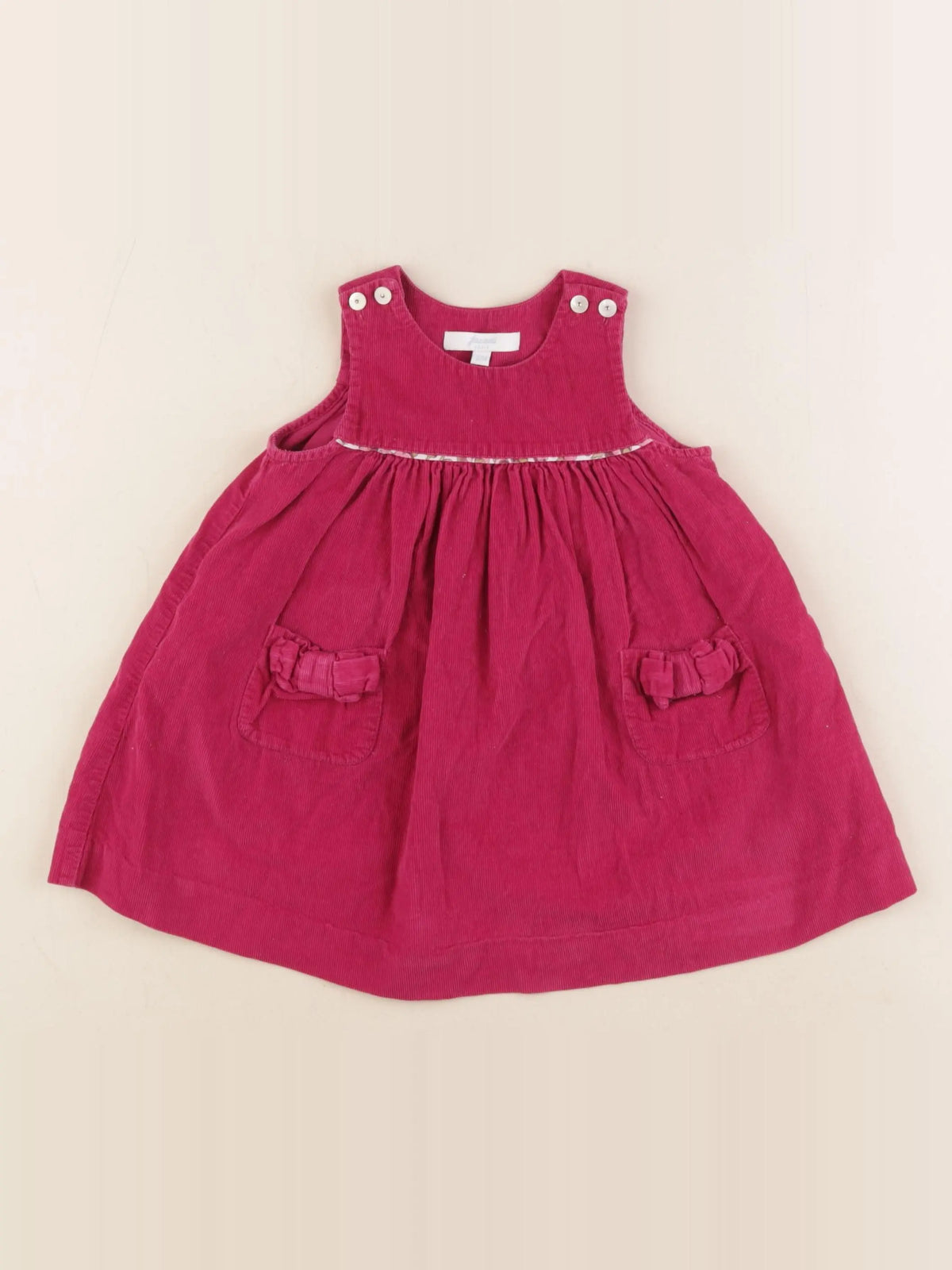 Jacadi - robe rose - 12 mois