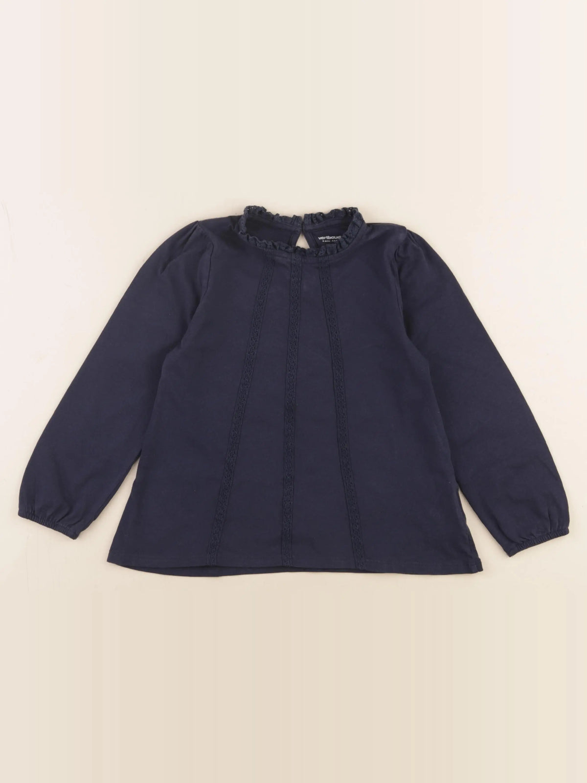 Vertbaudet - tee-shirt bleu - 6 ans