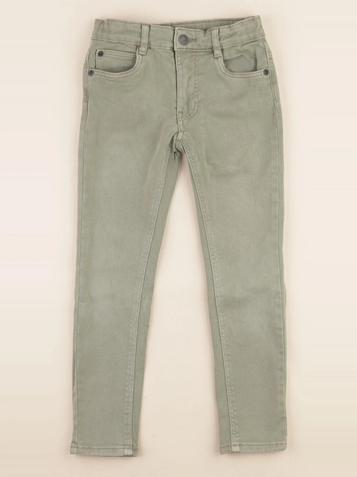 Vertbaudet - jean vert - 7 ans