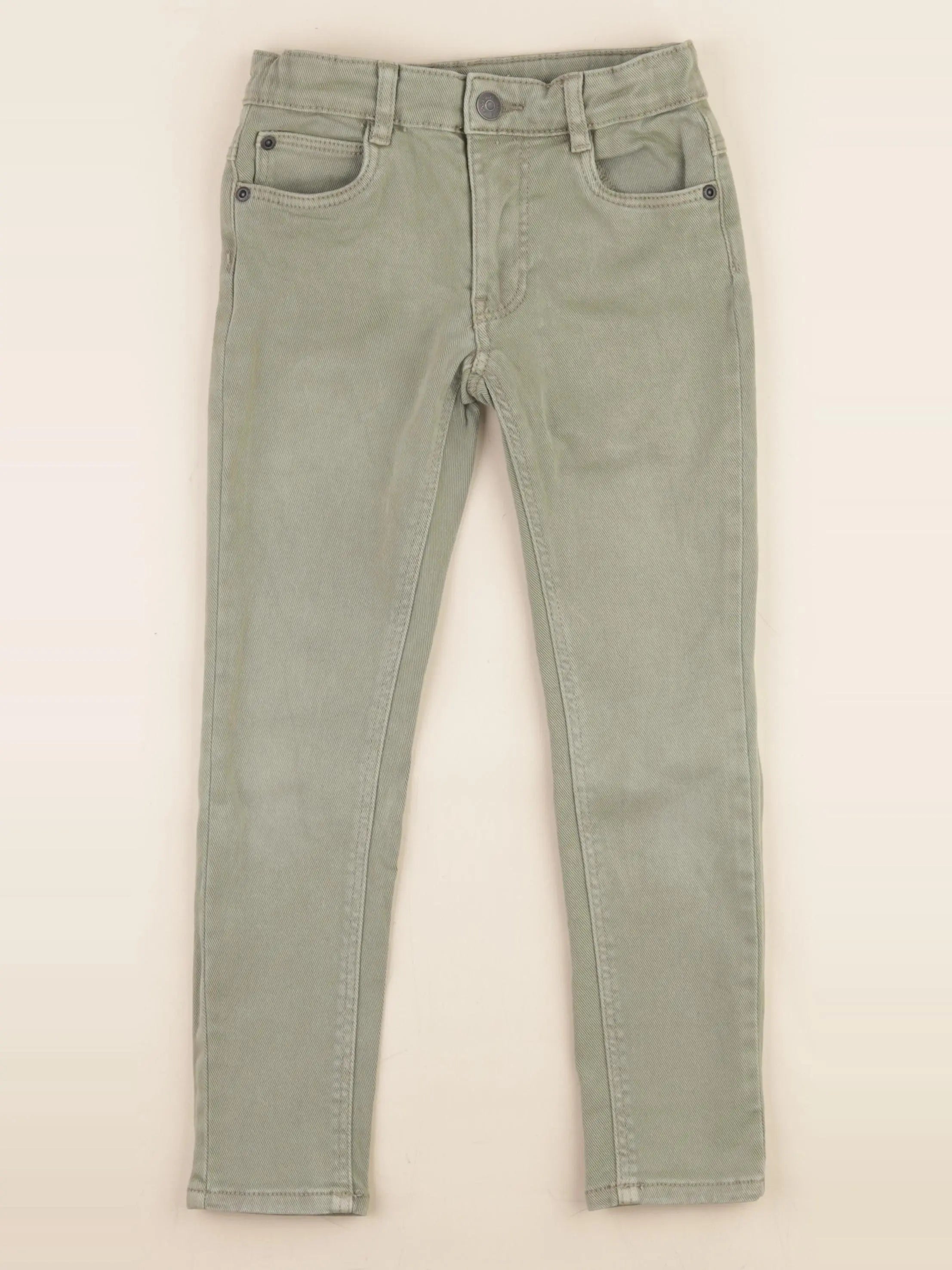 Vertbaudet - jean vert - 7 ans