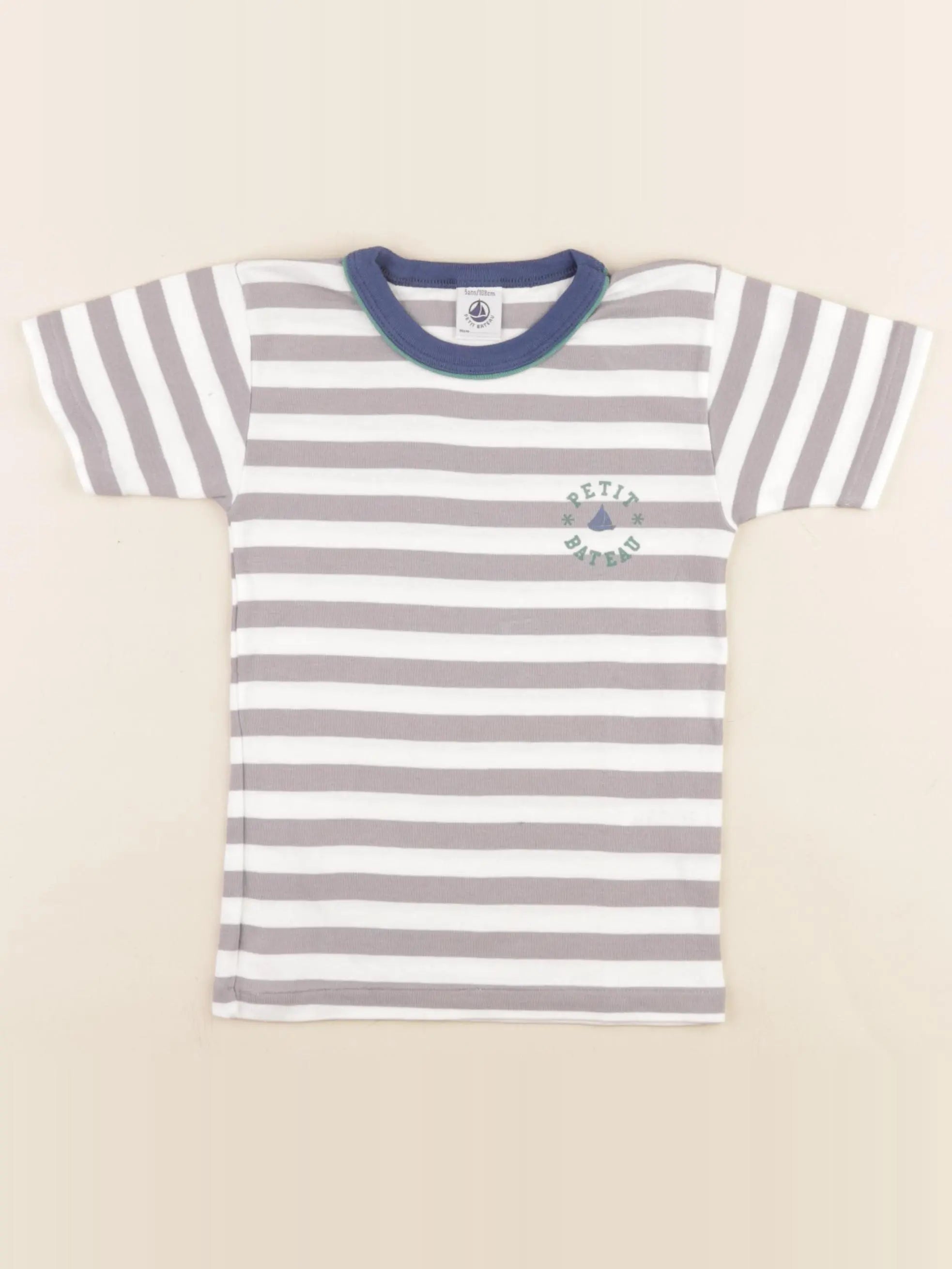 Petit Bateau - maillot de corps multicolore - 5 ans