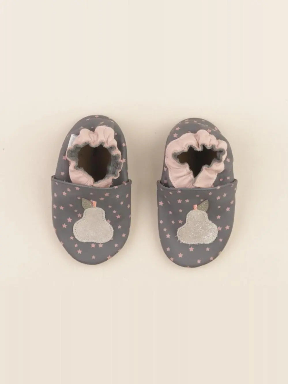 Robeez - chaussons gris, rose - pointure 18/19