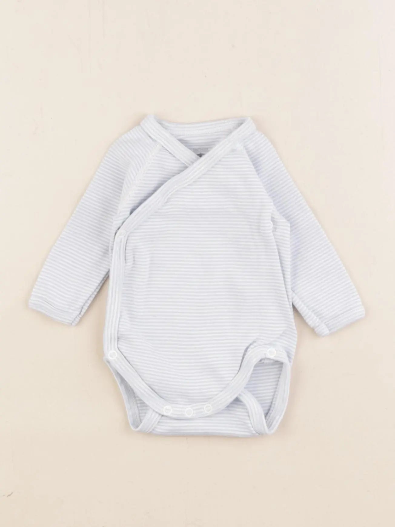 Petit Bateau - body bleu - 1 mois