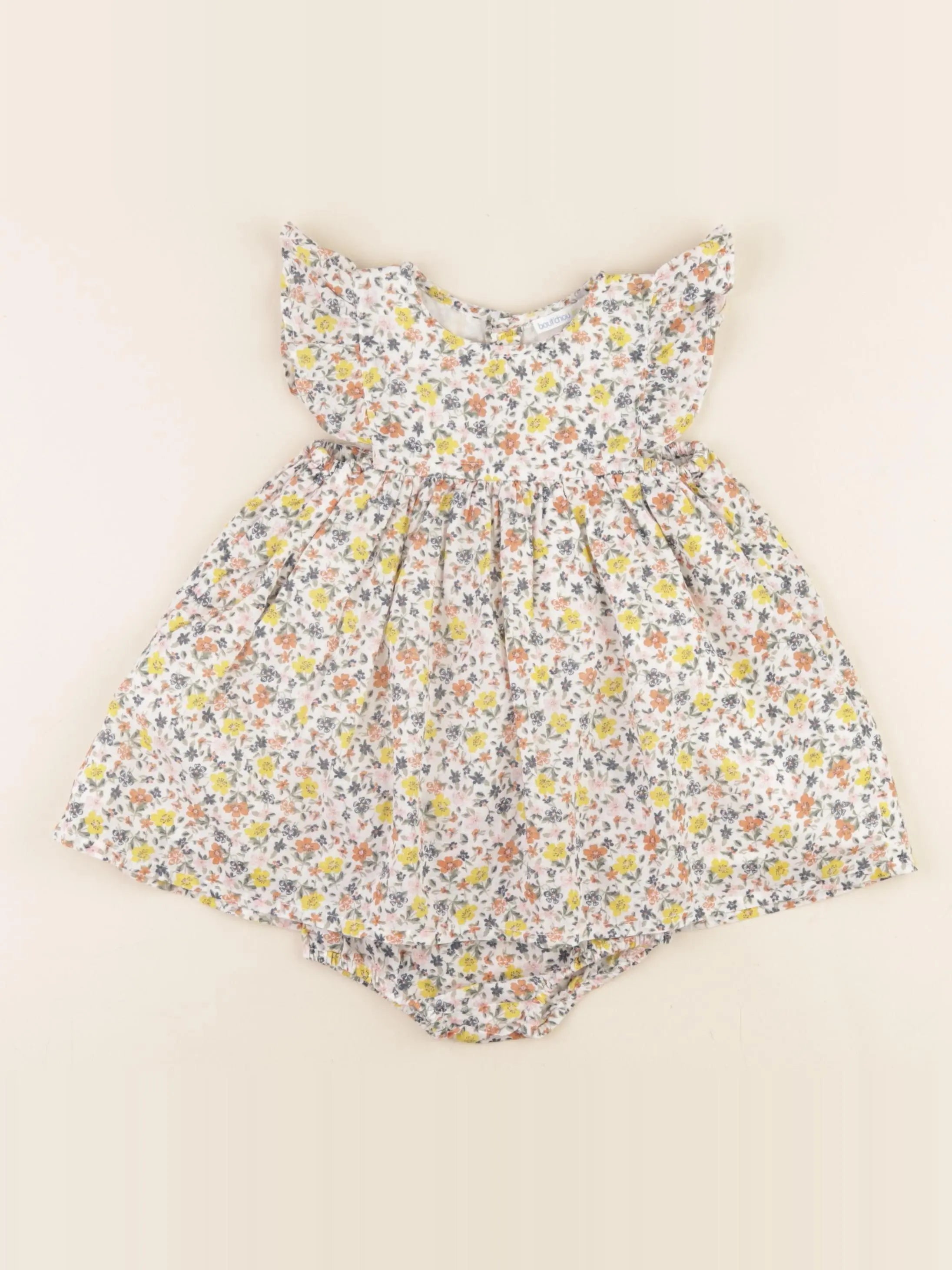 Boutchou - robe multicolore - 6 mois