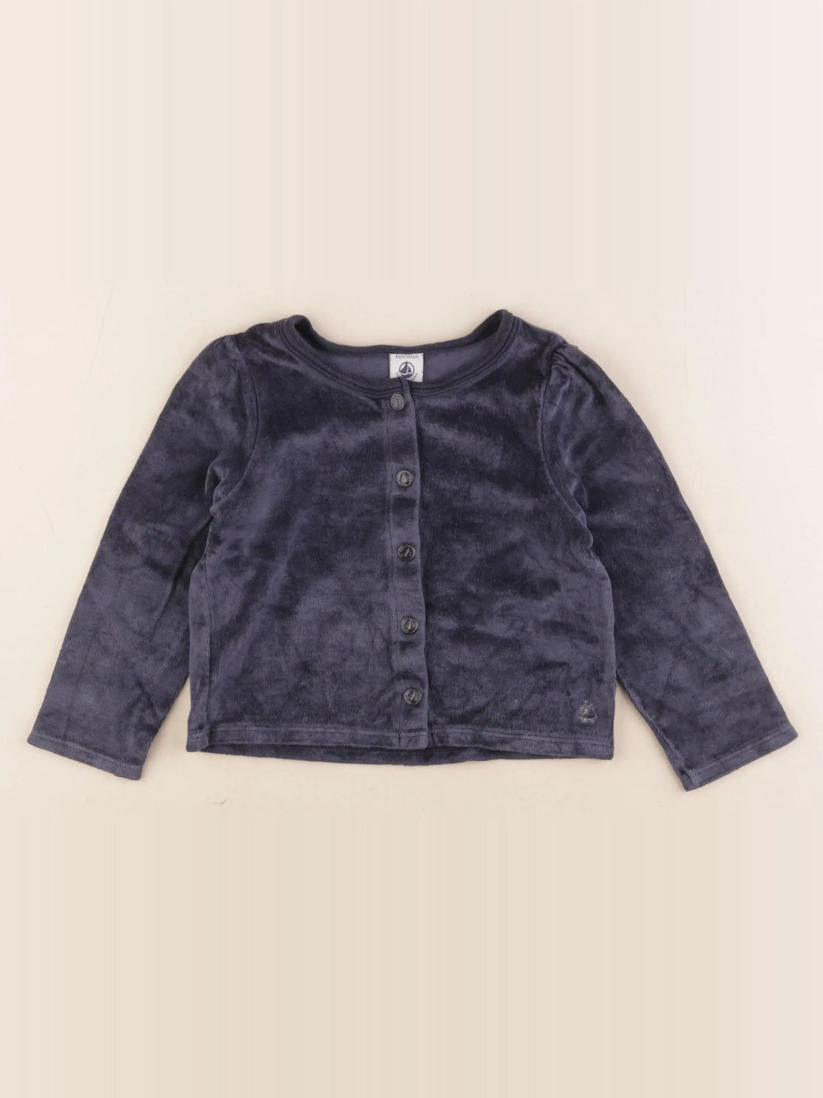 Petit Bateau - sweat bleu - 4 ans