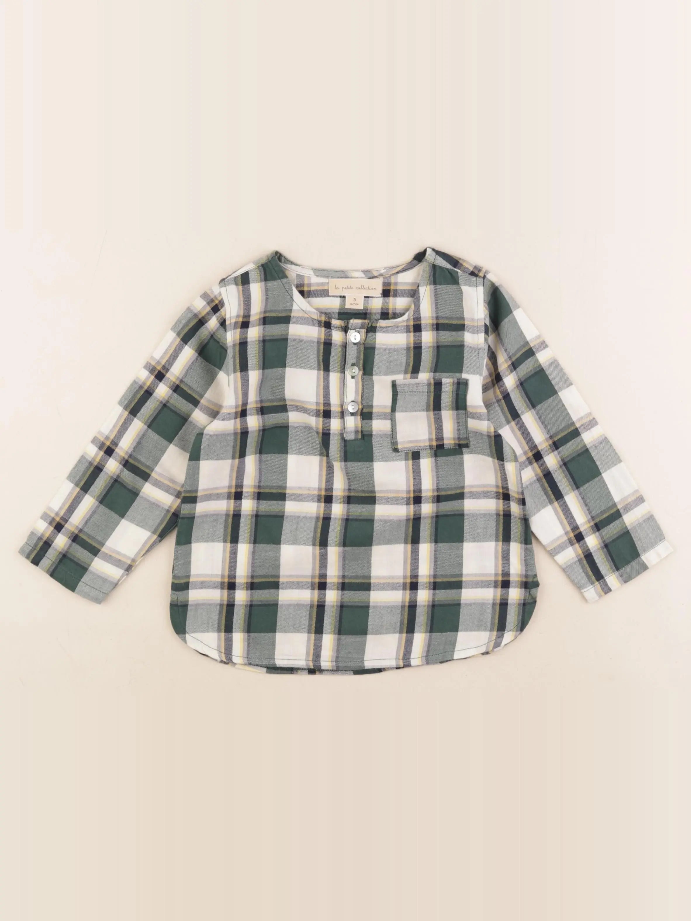 La Petite Collection - blouse vert - 3 ans