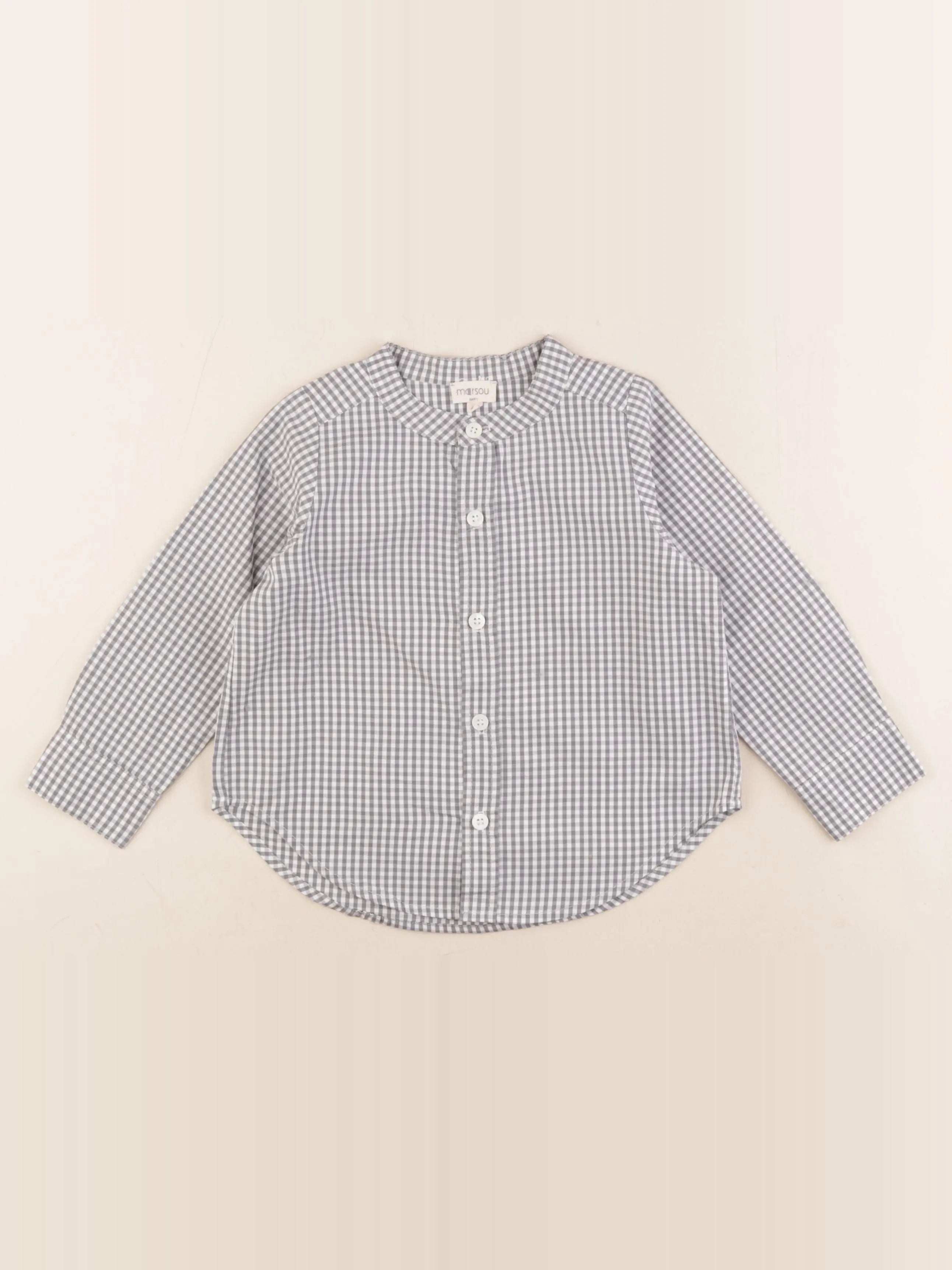 Marsou - chemise gris - 4 ans