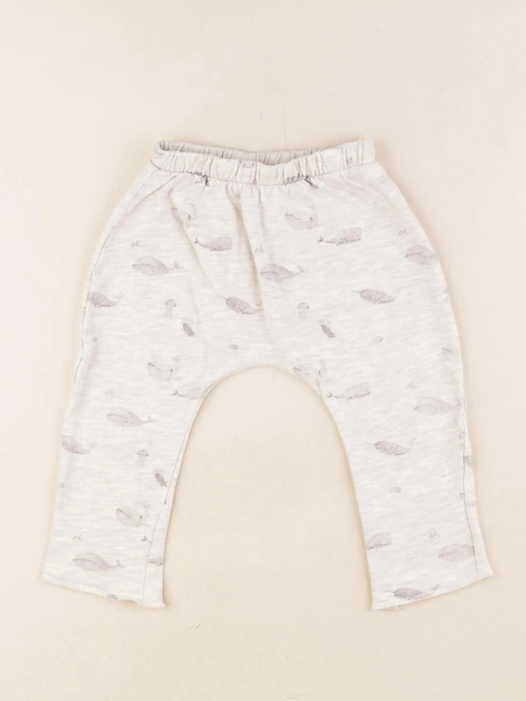 Vertbaudet - sarouel gris - 12 mois