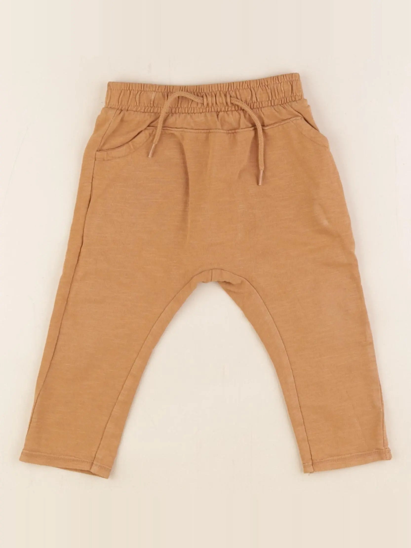 Vertbaudet - sarouel marron - 12 mois