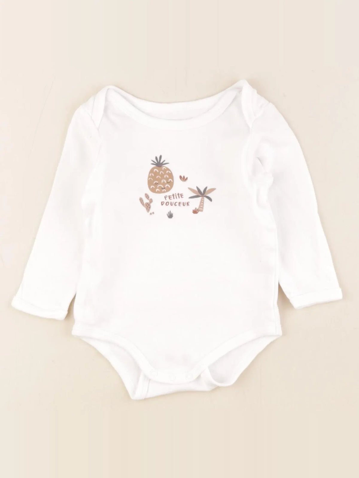 Vertbaudet - body blanc - 12 mois