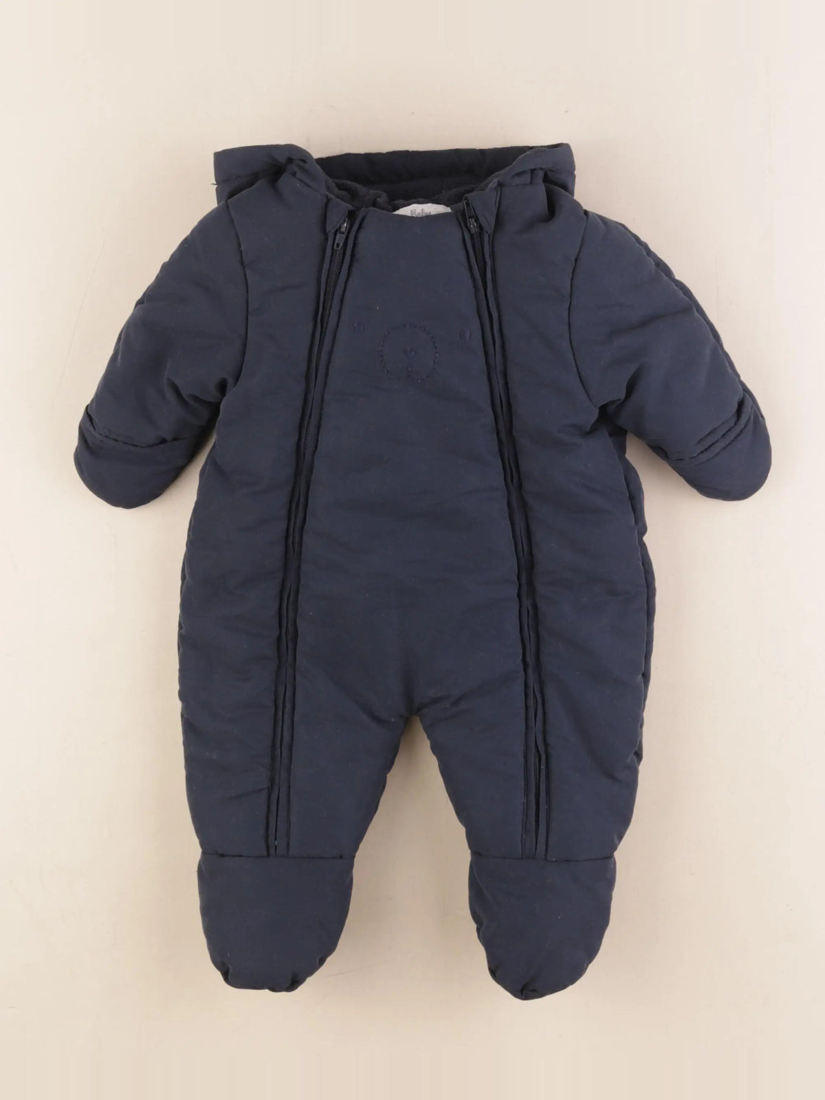 Vertbaudet - combi-pilote bleu - 1 mois